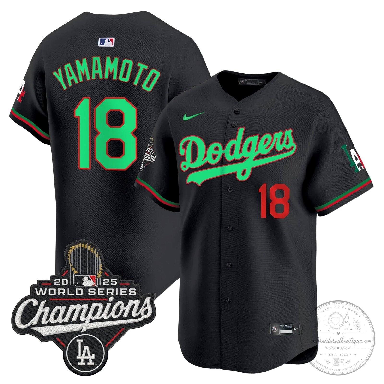 Fernando Valenzuela Los Angeles Dodgers Mexico 2025 World Series Champions Baseball Jersey 47 Fernando Valenzuela Los Angeles Dodgers Mexico 2025 World Series Champions Baseball Jersey