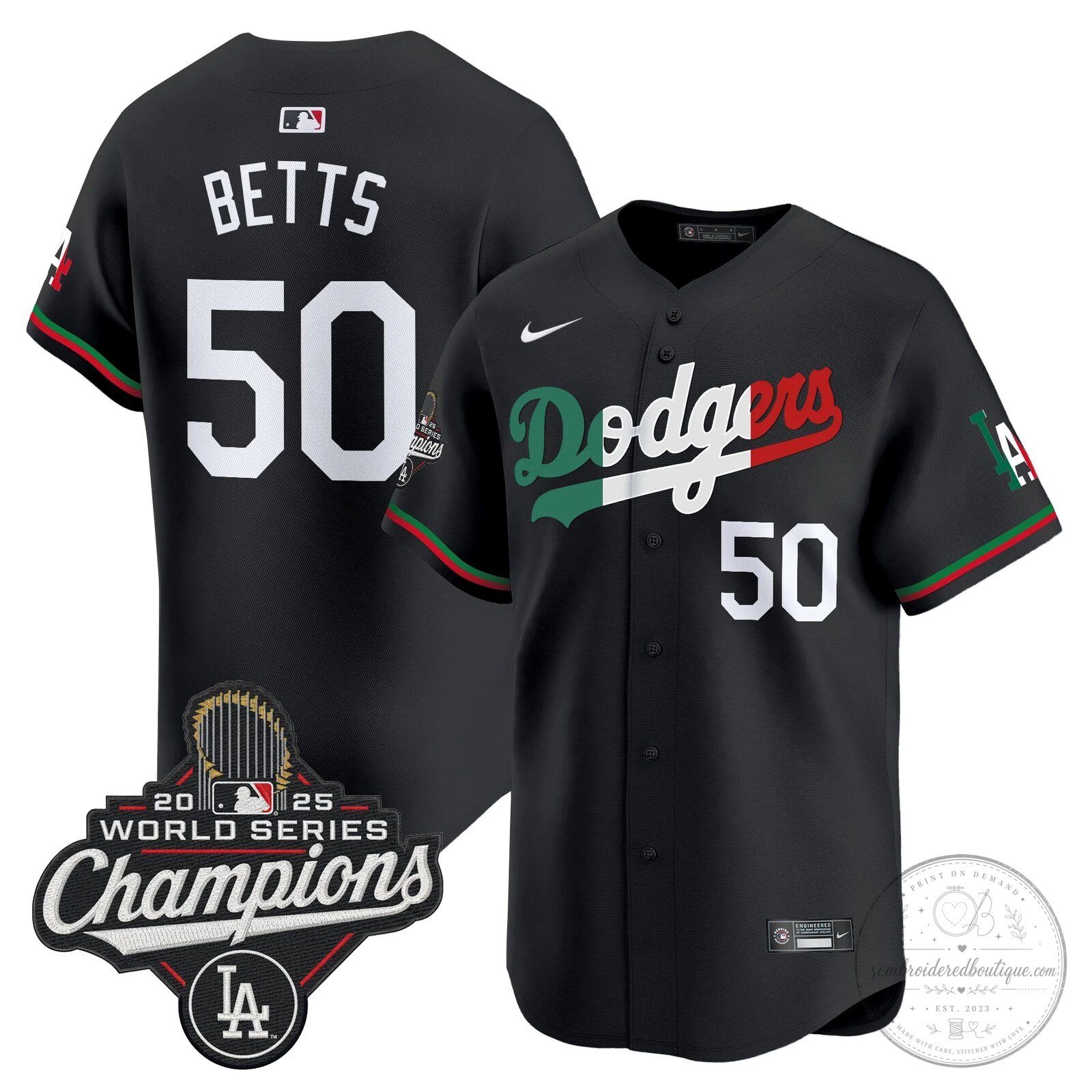 Fernando Valenzuela Los Angeles Dodgers Mexico 2025 World Series Champions Baseball Jersey 60 Fernando Valenzuela Los Angeles Dodgers Mexico 2025 World Series Champions Baseball Jersey