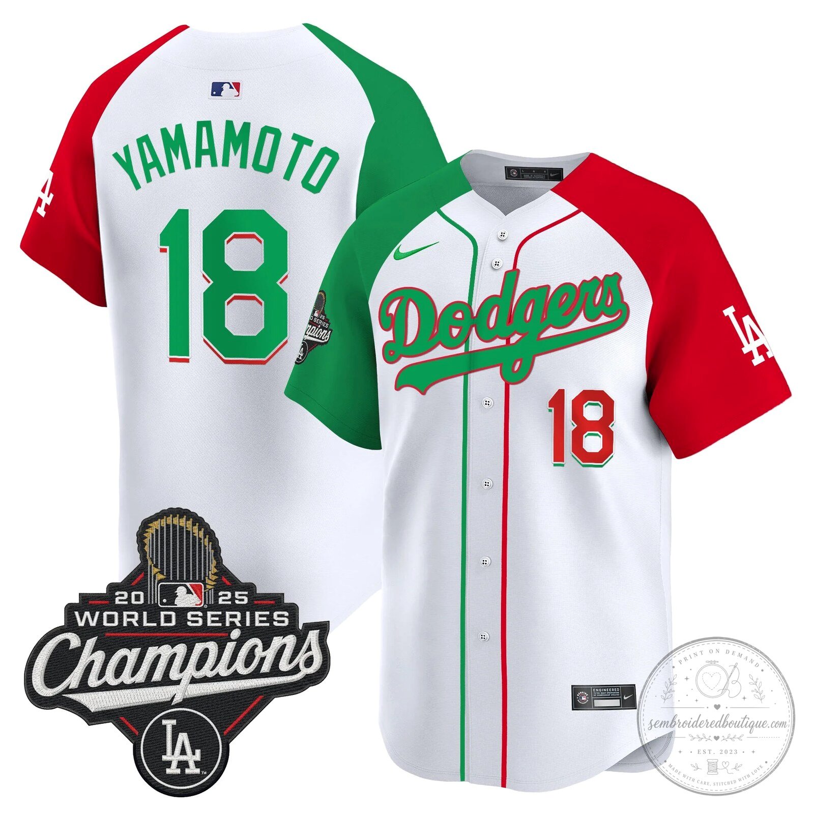 Fernando Valenzuela Los Angeles Dodgers Mexico 2025 World Series Champions Baseball Jersey 67 Fernando Valenzuela Los Angeles Dodgers Mexico 2025 World Series Champions Baseball Jersey