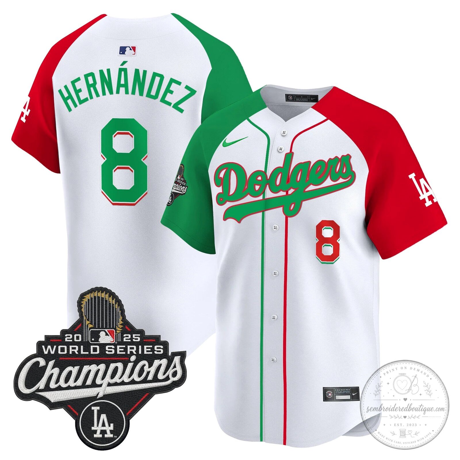 Fernando Valenzuela Los Angeles Dodgers Mexico 2025 World Series Champions Baseball Jersey 68 Fernando Valenzuela Los Angeles Dodgers Mexico 2025 World Series Champions Baseball Jersey