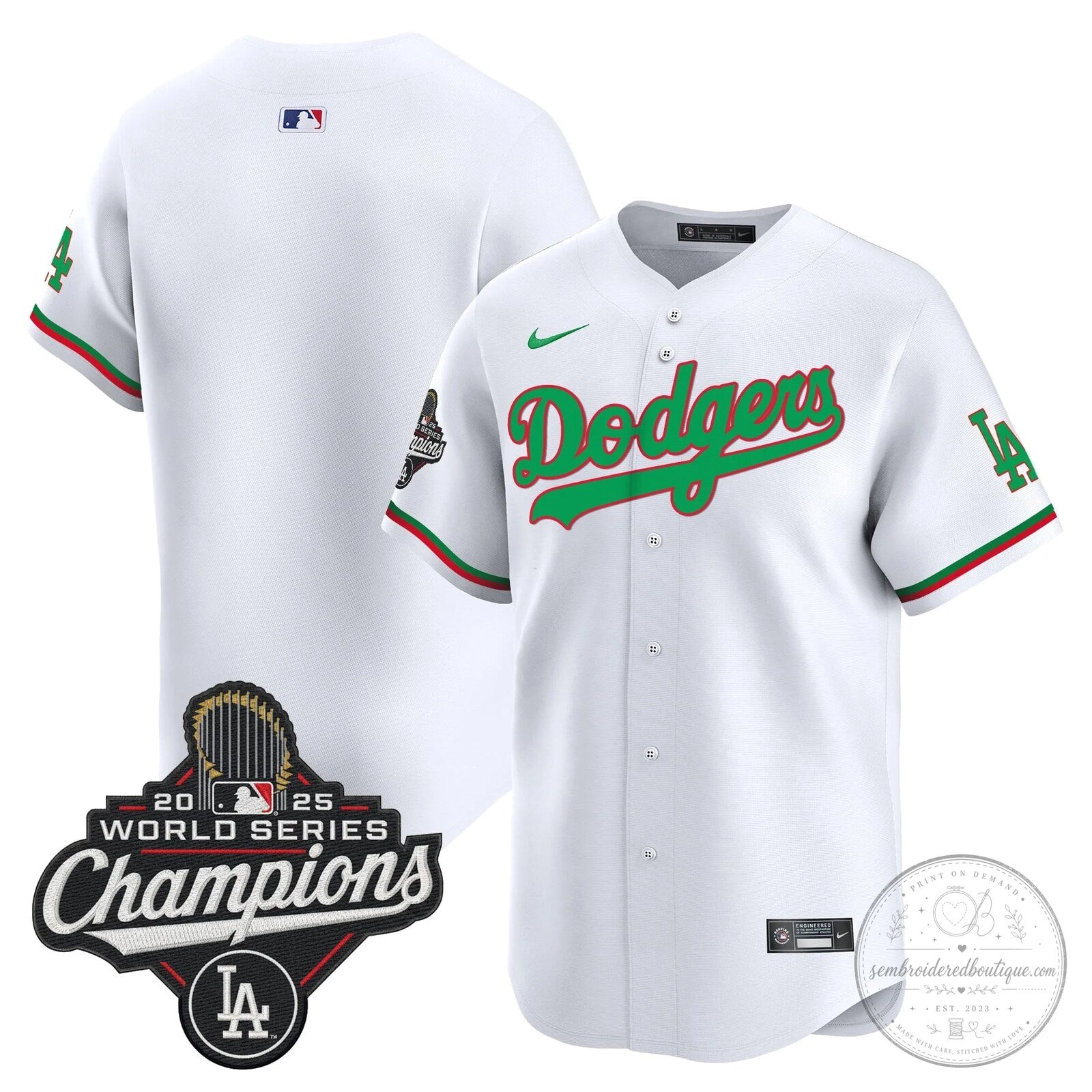 Fernando Valenzuela Los Angeles Dodgers Mexico 2025 World Series Champions Baseball Jersey 83 Fernando Valenzuela Los Angeles Dodgers Mexico 2025 World Series Champions Baseball Jersey