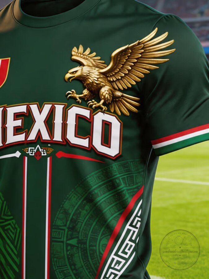 Men's Soccer Jersey for Mexico National Football Team - World Cup Edition 7 Men