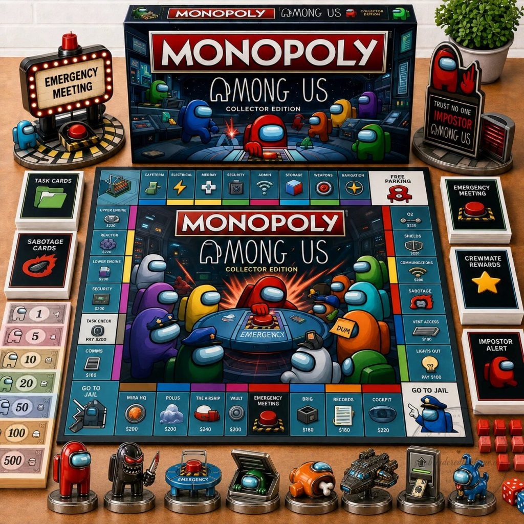 Monopoly Among Us Collector Edition Board Game Monopoly Among Us Collector Edition Board Game