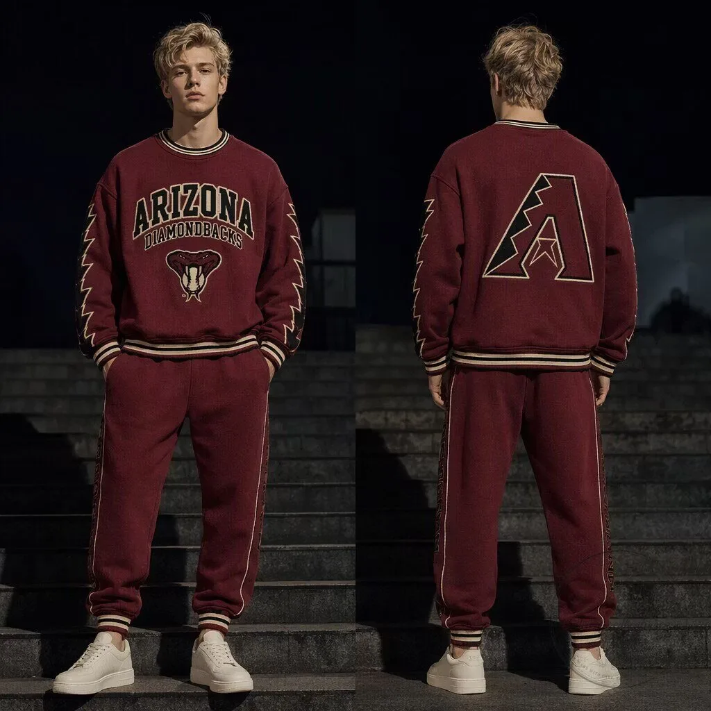 Arizona Diamondbacks Maroon Baseball Team Logo Sweatshirt 2 Arizona Diamondbacks Maroon Baseball Team Logo Sweatshirt