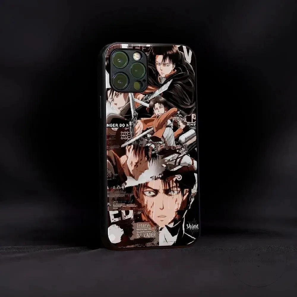 Attack on Titan Levi Ackerman Anime Collage Phone Case 5 Attack on Titan Levi Ackerman Anime Collage Phone Case