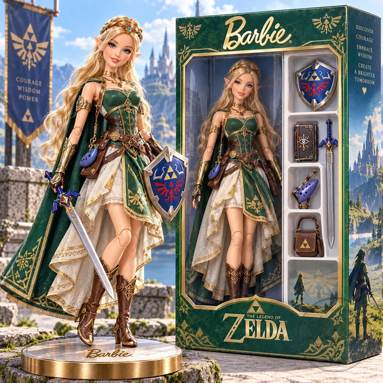 The Legend of Zelda Princess Zelda Barbie Doll Collectible Figure