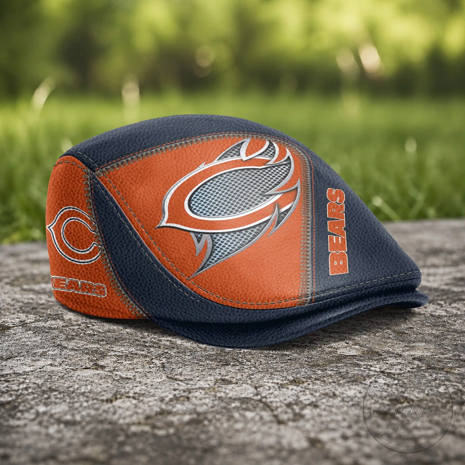 Chicago Bears National Football League Team Logo Flat Cap Hat
