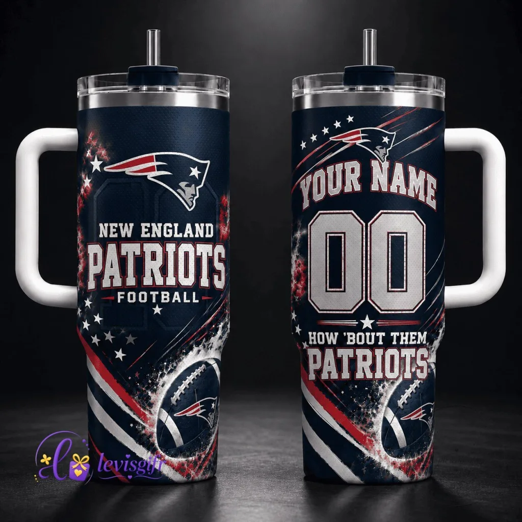 New England Patriots Football Team Personalized Tumbler New England Patriots Football Team Personalized Tumbler