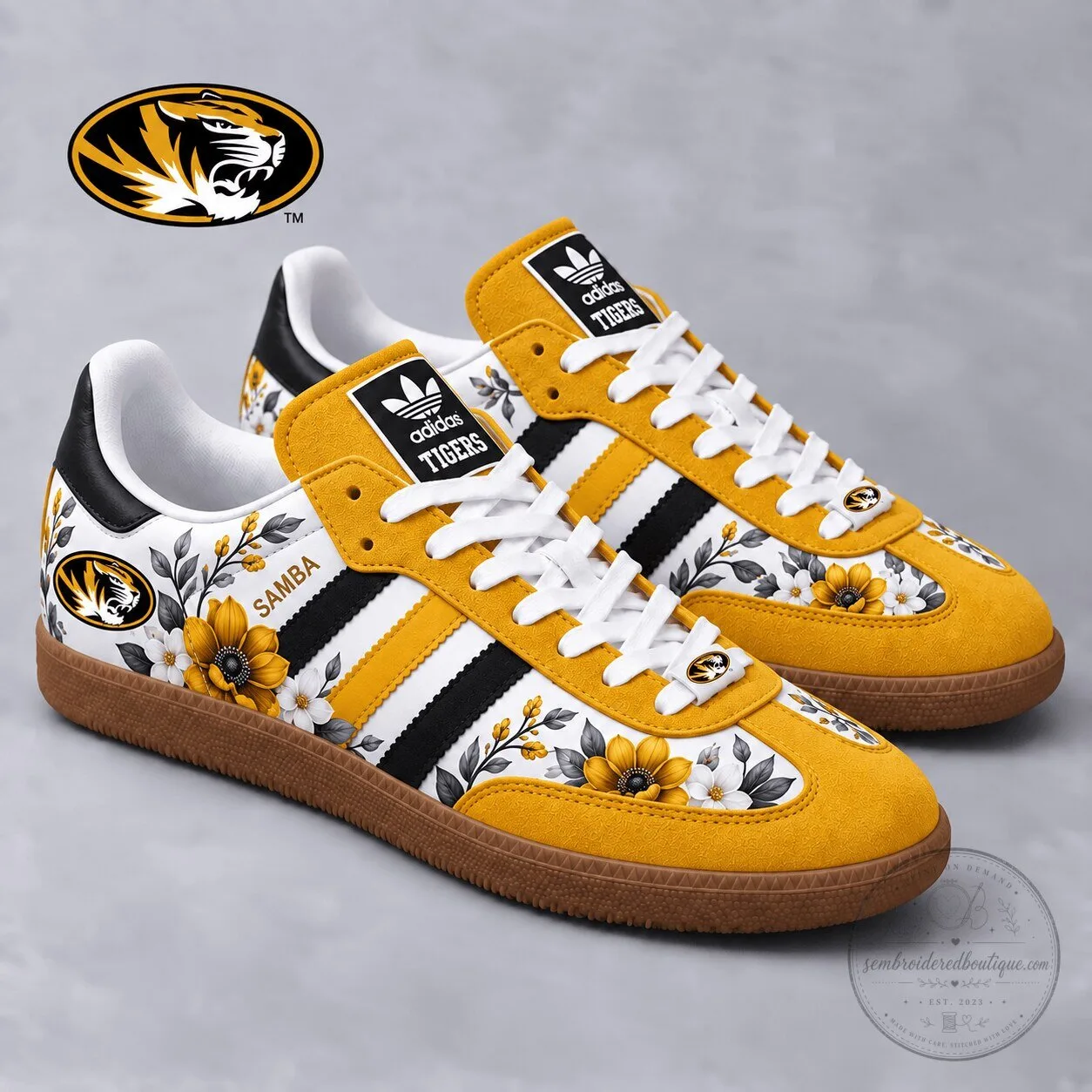 Missouri Tigers NCAA Heritage Floral Samba Shoes