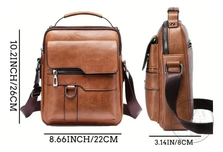 Volvo Since 1927 Gold Logo Black Leather Crossbody Shoulder Bag 13 Volvo Since 1927 Gold Logo Black Leather Crossbody Shoulder Bag