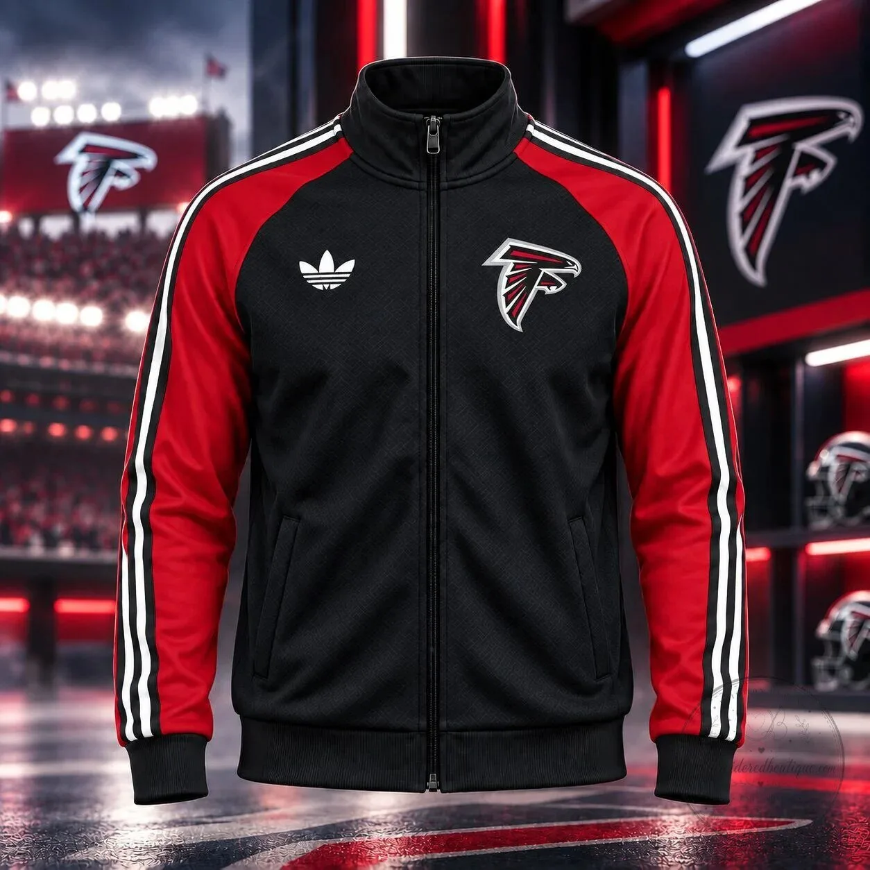 Atlanta Falcons National Football League Vintage Stripe Jacket