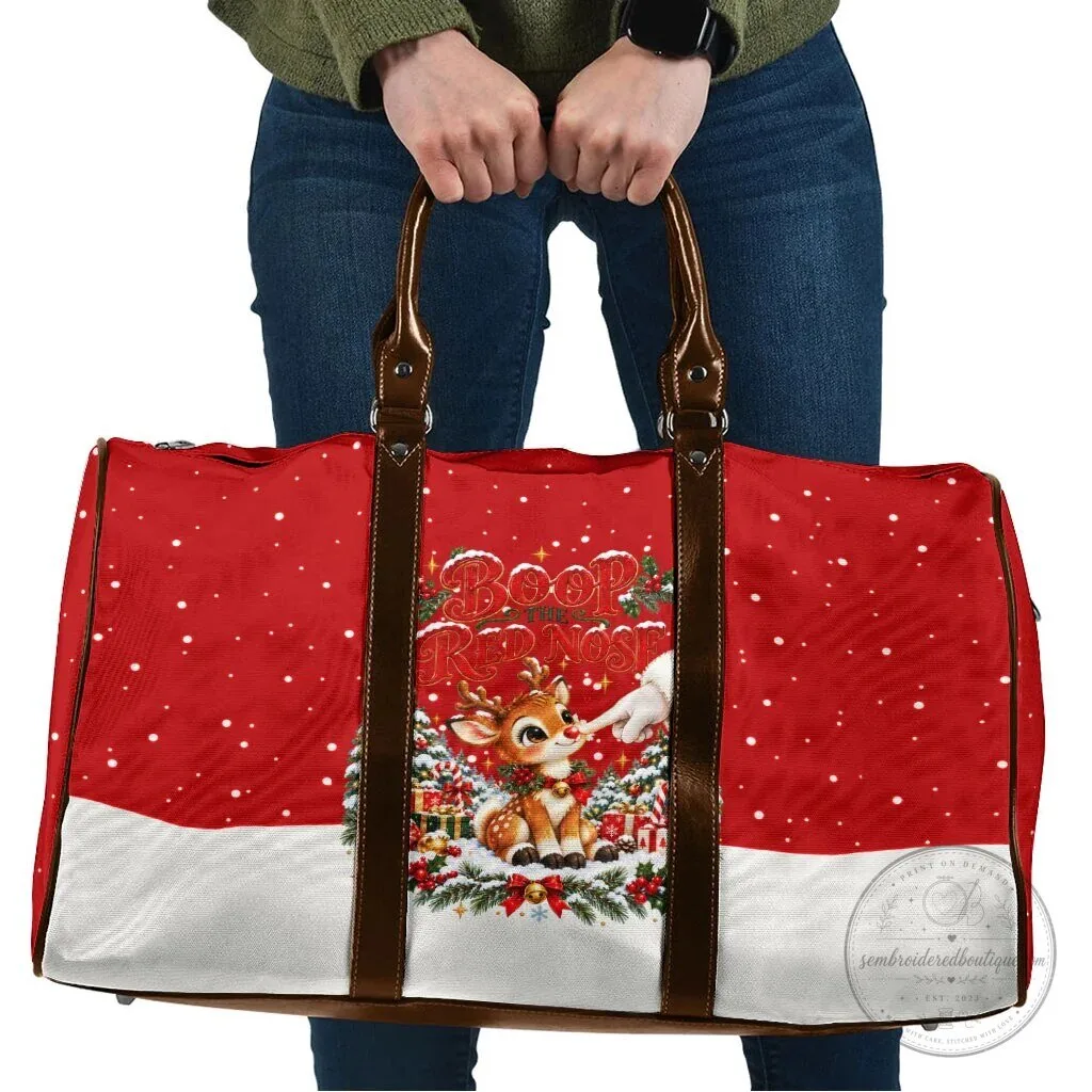 Rudolph The Red Nosed Reindeer Christmas Travel Bag