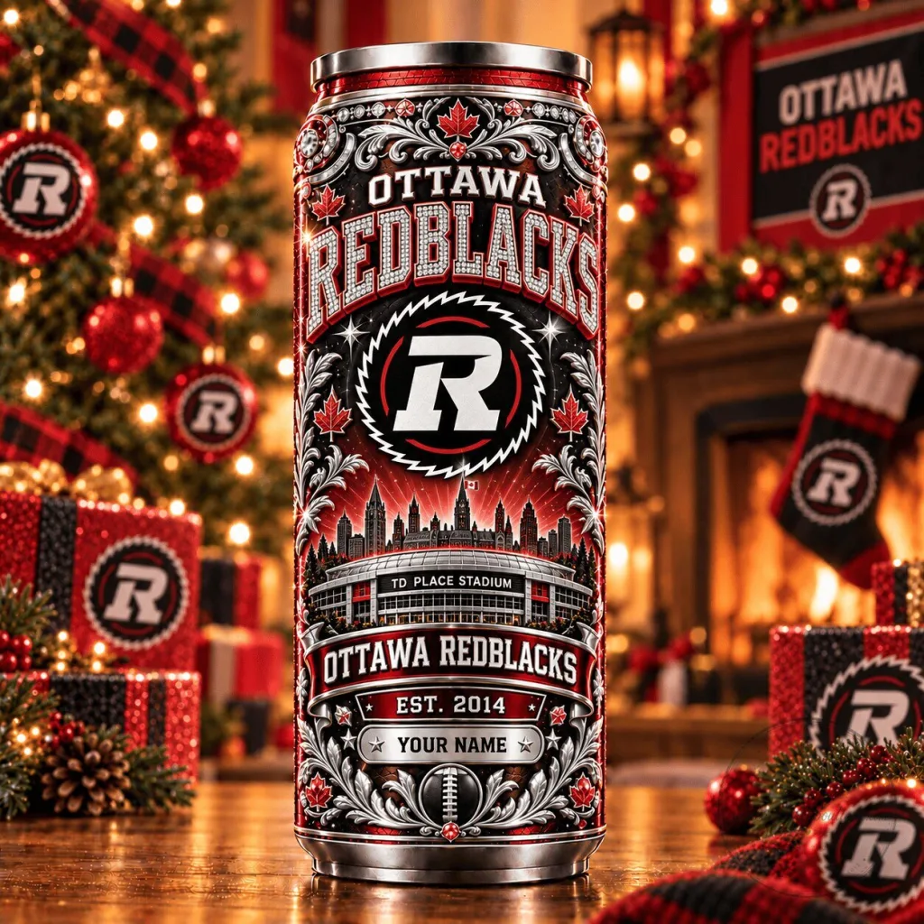 Ottawa Redblacks CFL Football Team Personalized Stainless Steel Tumbler 1 Ottawa Redblacks CFL Football Team Personalized Stainless Steel Tumbler