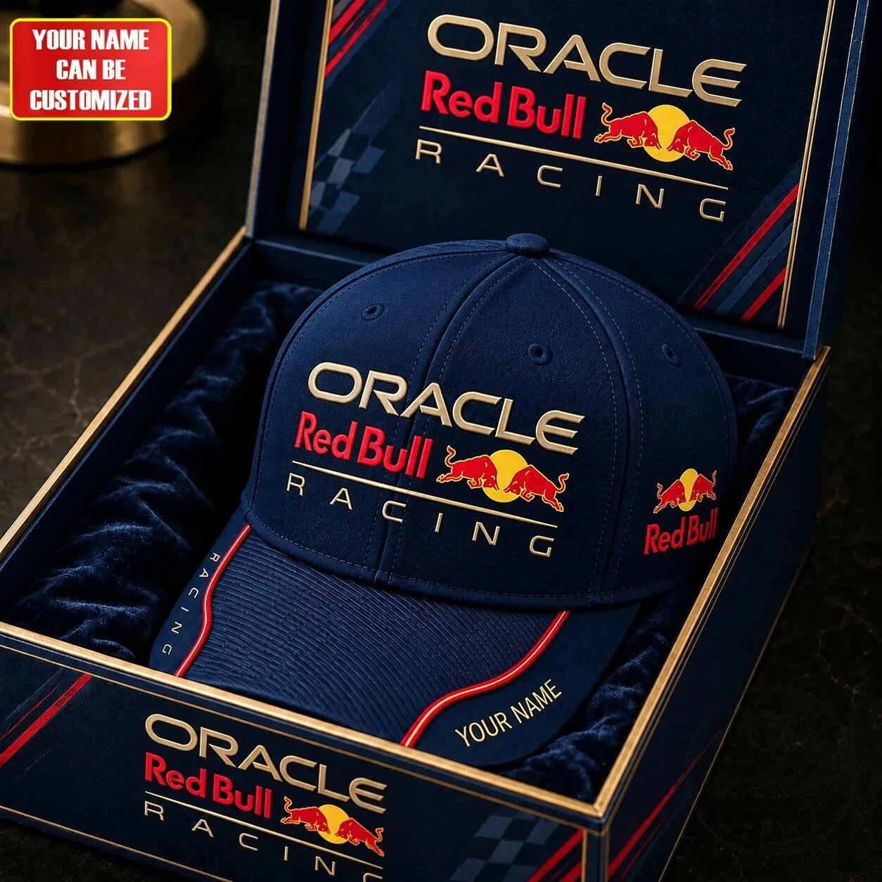 Oracle Red Bull Racing Formula 1 Team Personalized Baseball Cap Hat 8 Oracle Red Bull Racing Formula 1 Team Personalized Baseball Cap Hat