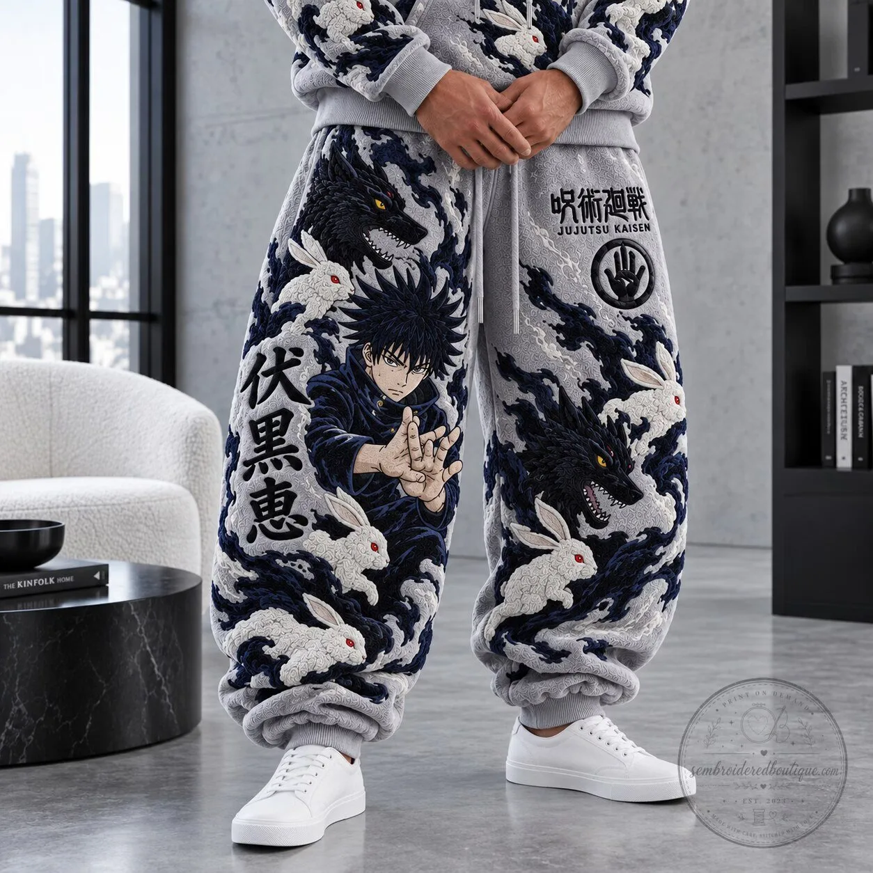 Jujutsu Kaisen Megumi Fushiguro Anime Character Sweatpants