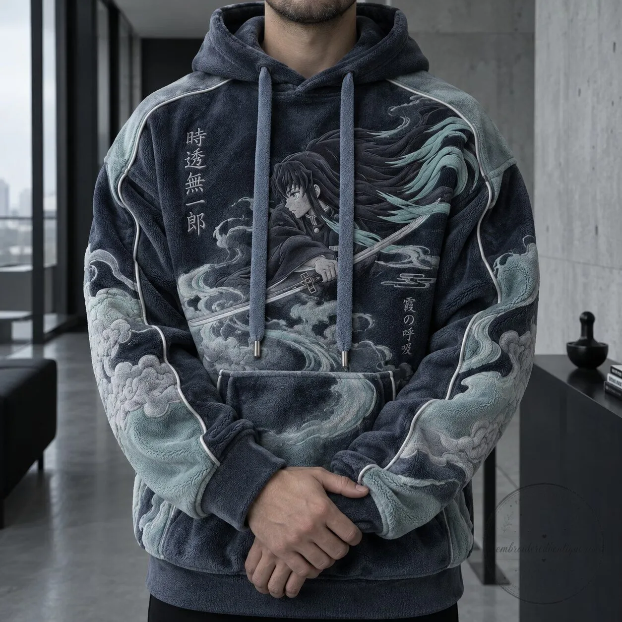 Tokito Muichiro Mist Breathing Demon Slayer Anime Hoodie