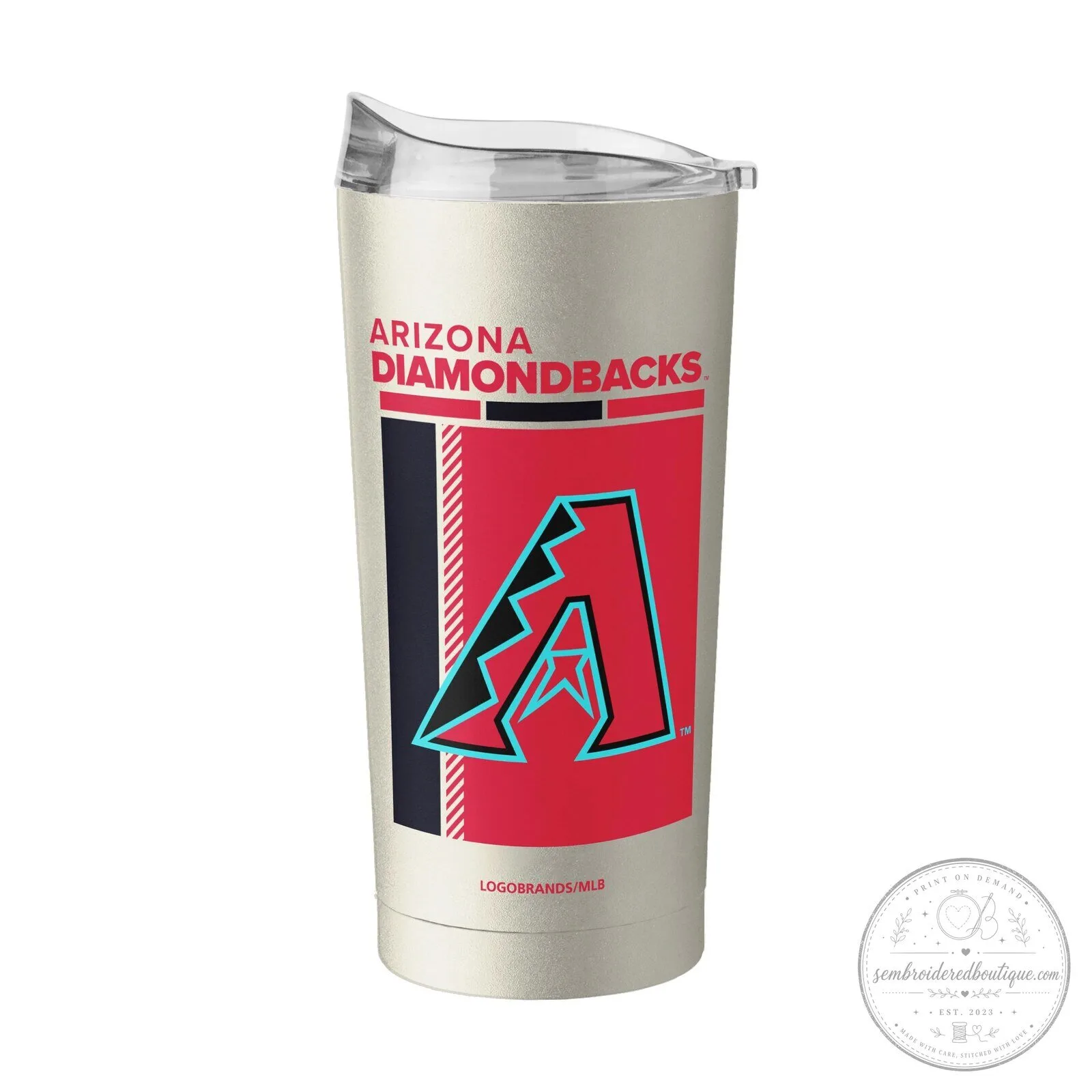 Arizona Diamondbacks Baseball Team Logo Insulated Stainless Steel Tumbler