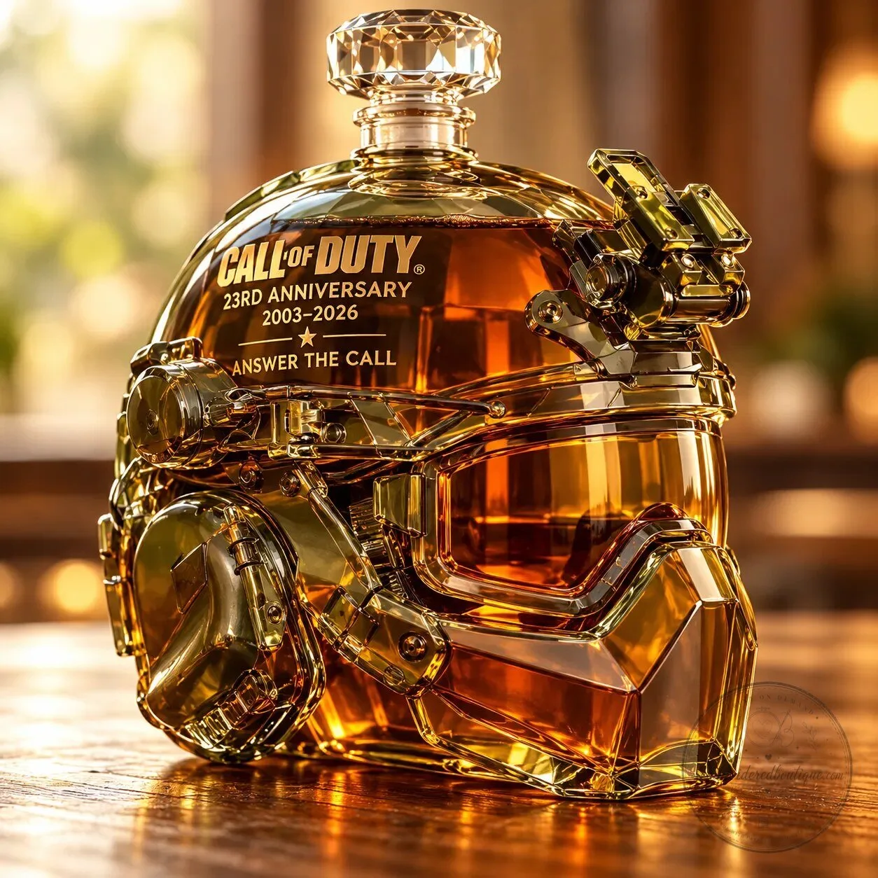 Call of Duty 23rd Anniversary Helmet Decanter 5 Call of Duty 23rd Anniversary Helmet Decanter