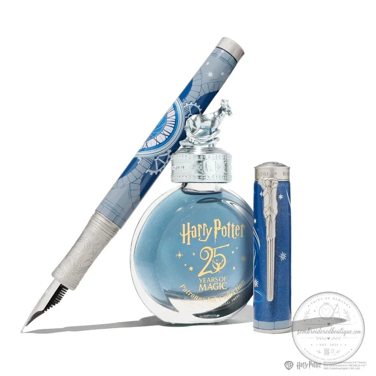 Harry Potter 25 Years of Magic Patronus Collection Fountain Pen and Ink Set