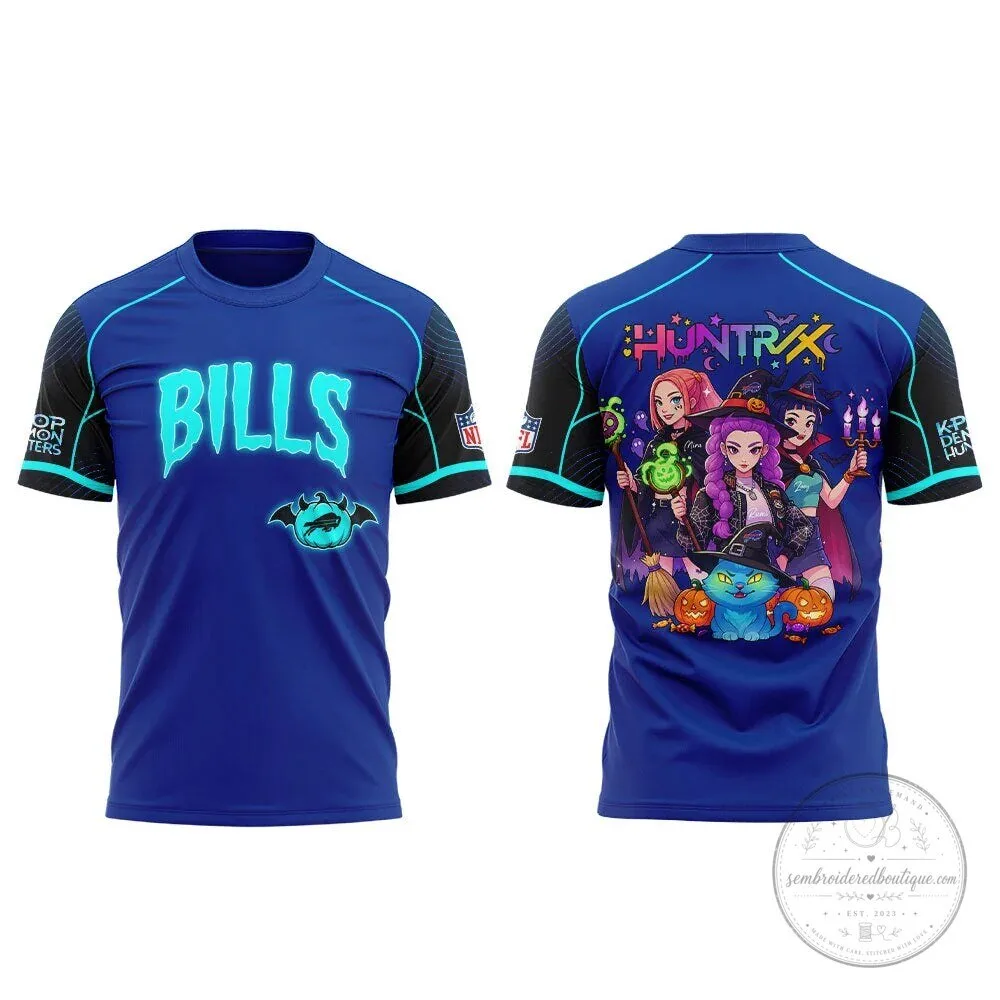 Buffalo Bills K-Pop Demon Hunters Halloween Football Jersey 8 Buffalo Bills K-Pop Demon Hunters Halloween Football Jersey