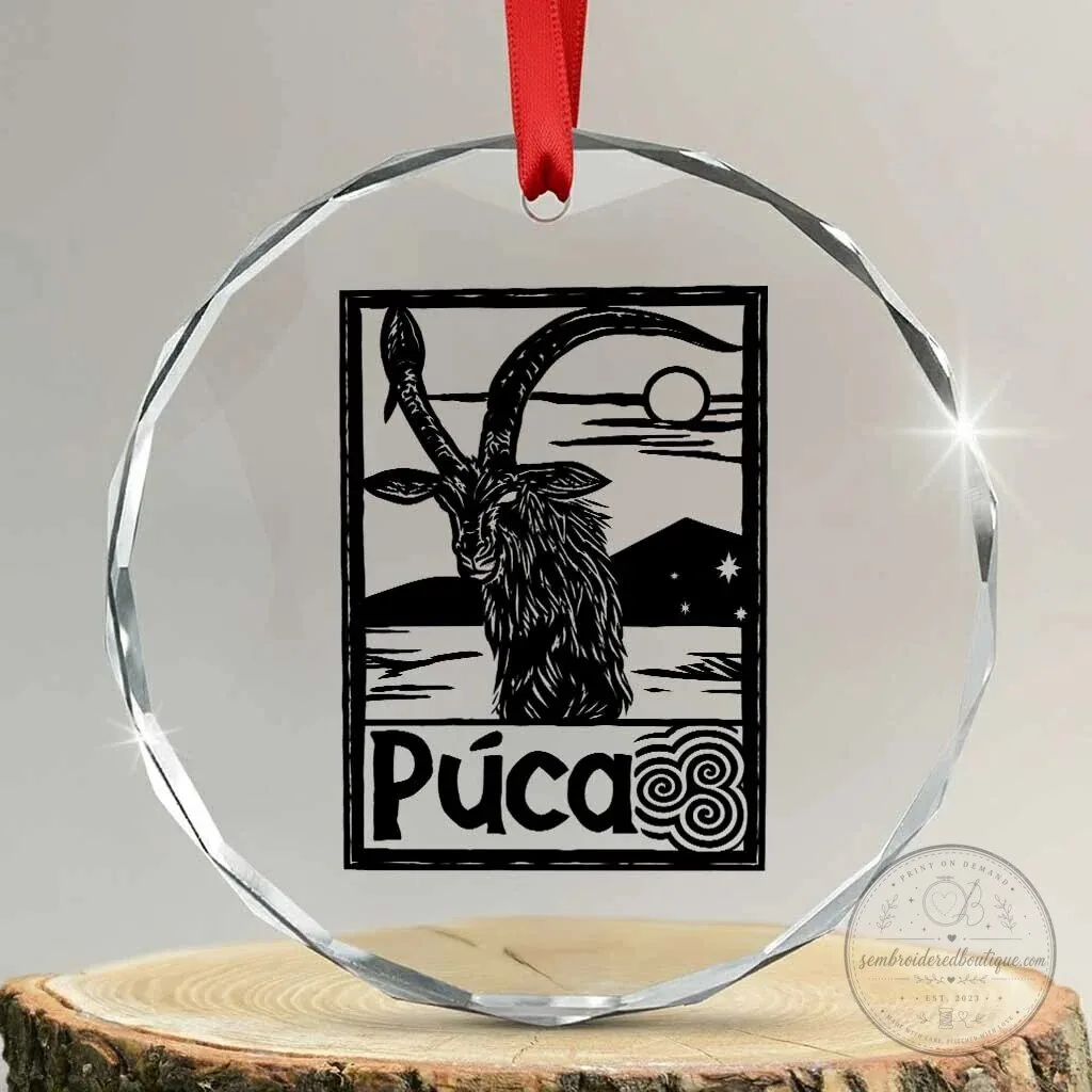 Púca Irish Mythological Creature Crystal Glass Ornament Celtic Folklore 2 Púca Irish Mythological Creature Crystal Glass Ornament Celtic Folklore