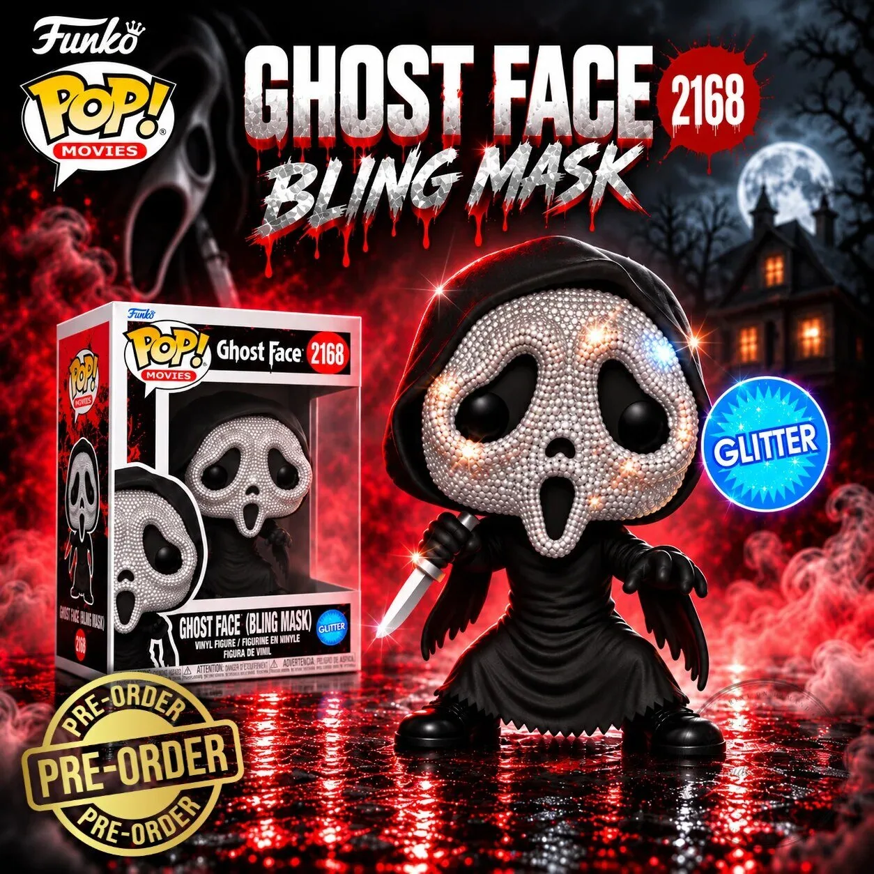 Ghost Face Bling Mask Funko Pop! Movies Vinyl Figure #2168
