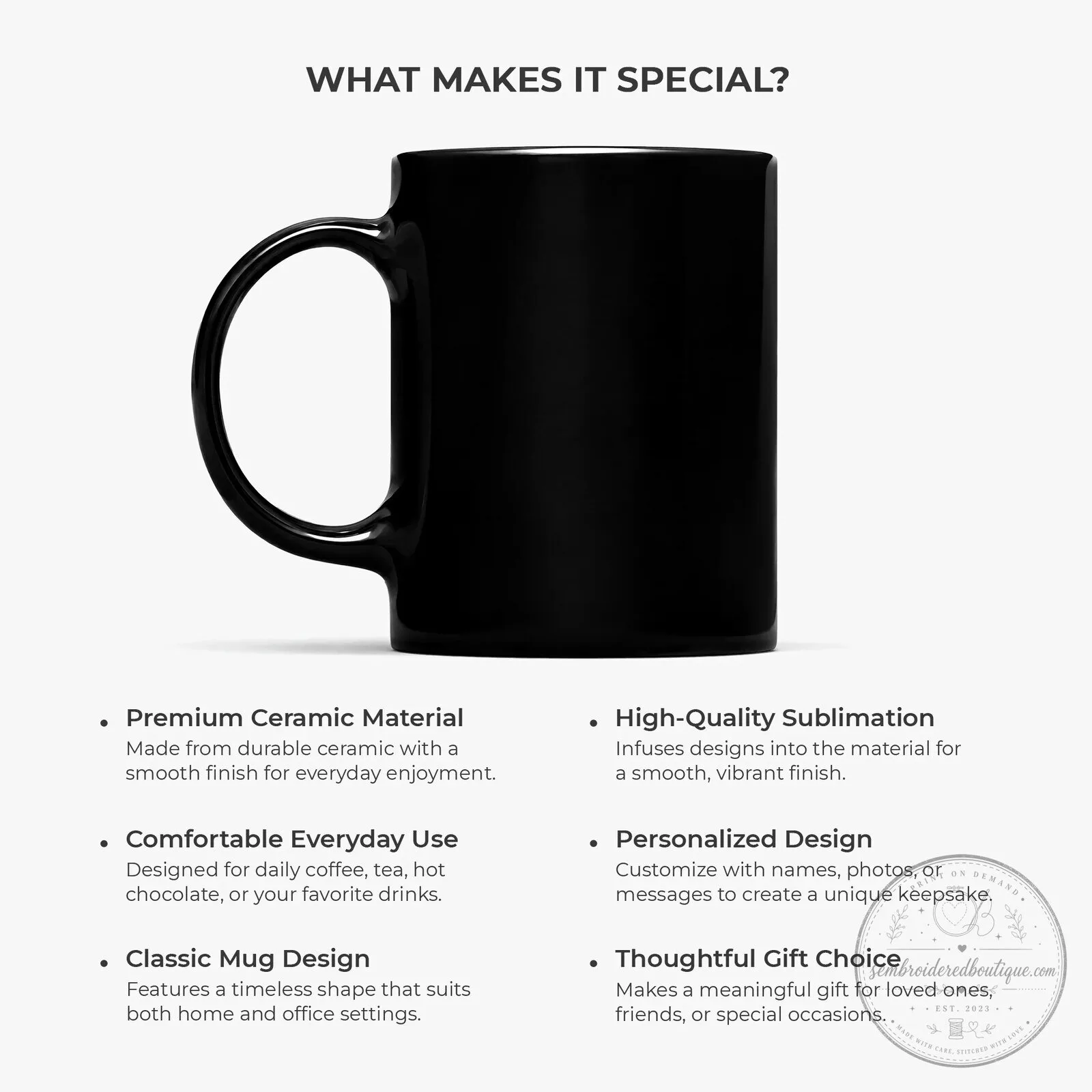 Personalized Grandpa Black Coffee Mug with Grandkids Names Custom Gift 11 Personalized Grandpa Black Coffee Mug with Grandkids Names Custom Gift