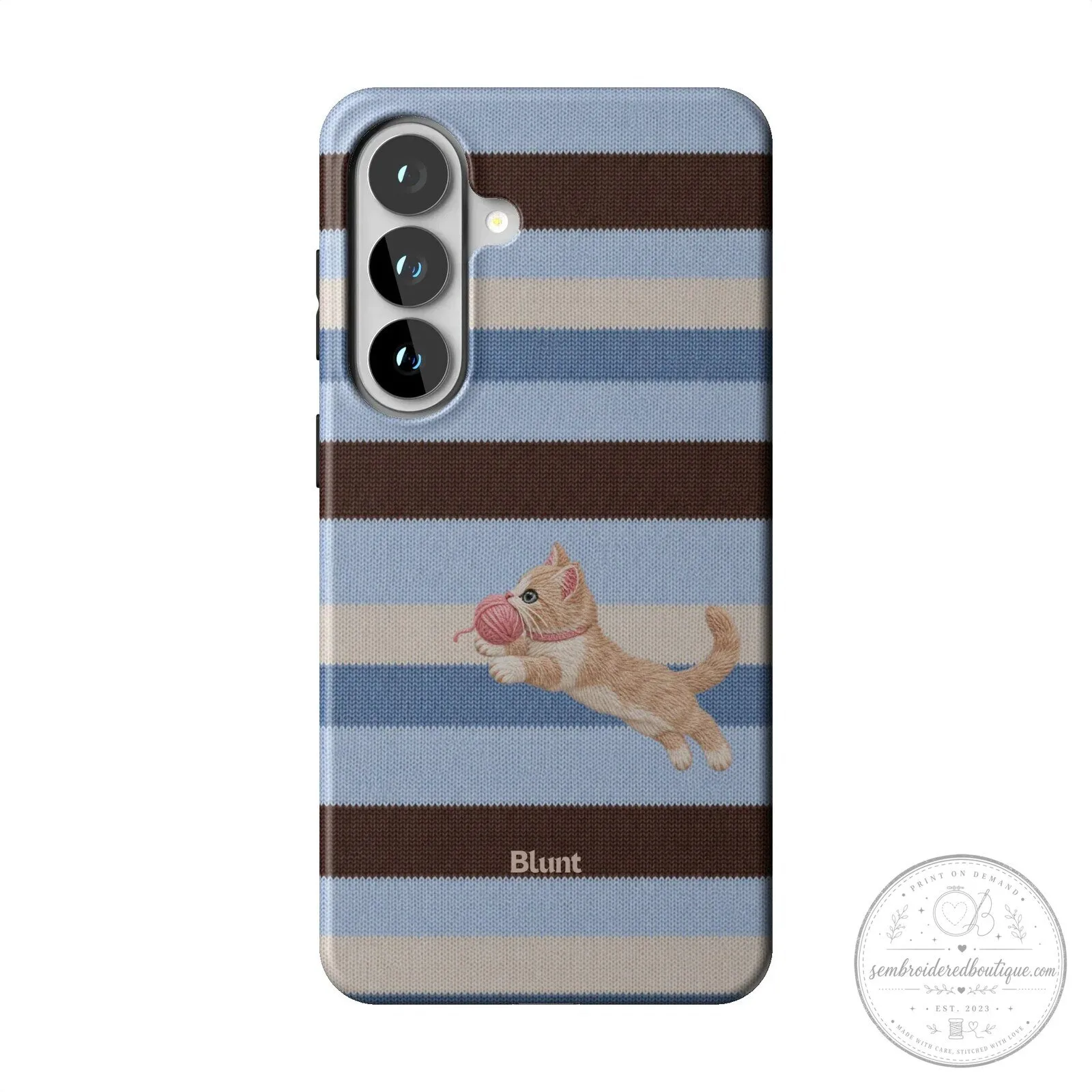 Cute Kitten Playing with Yarn Ball Knitted Pattern Samsung Phone Case 20 Cute Kitten Playing with Yarn Ball Knitted Pattern Samsung Phone Case