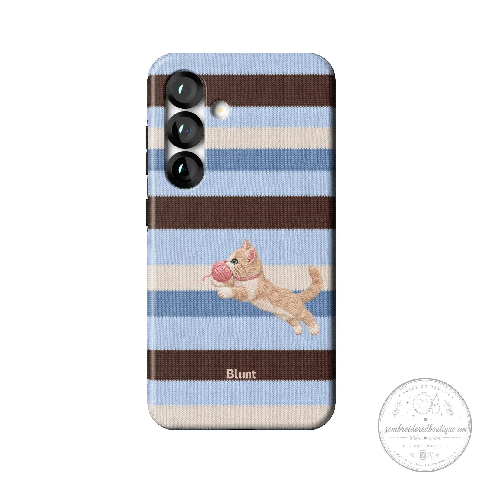 Cute Kitten Playing with Yarn Ball Knitted Pattern Samsung Phone Case 22 Cute Kitten Playing with Yarn Ball Knitted Pattern Samsung Phone Case