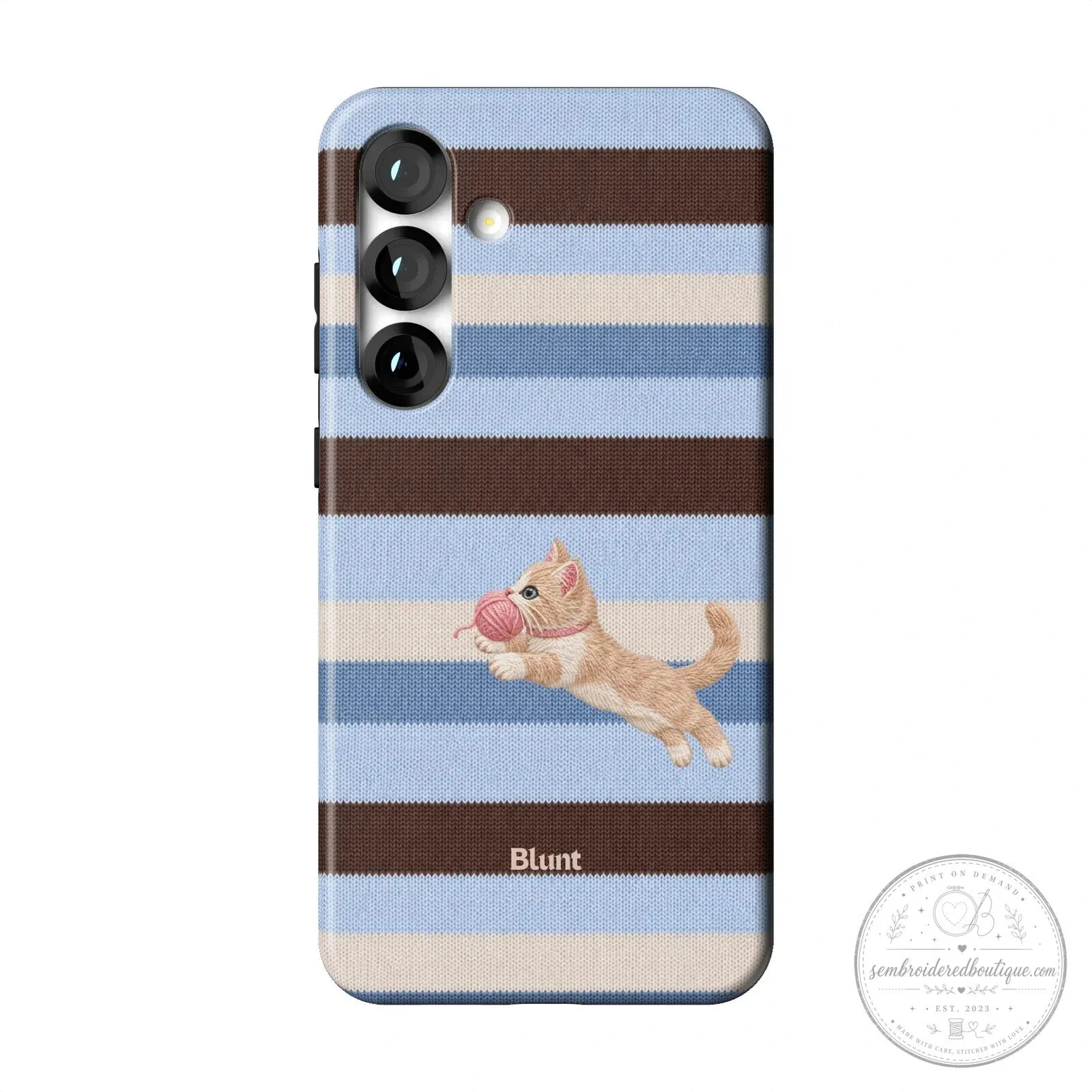 Cute Kitten Playing with Yarn Ball Knitted Pattern Samsung Phone Case 23 Cute Kitten Playing with Yarn Ball Knitted Pattern Samsung Phone Case