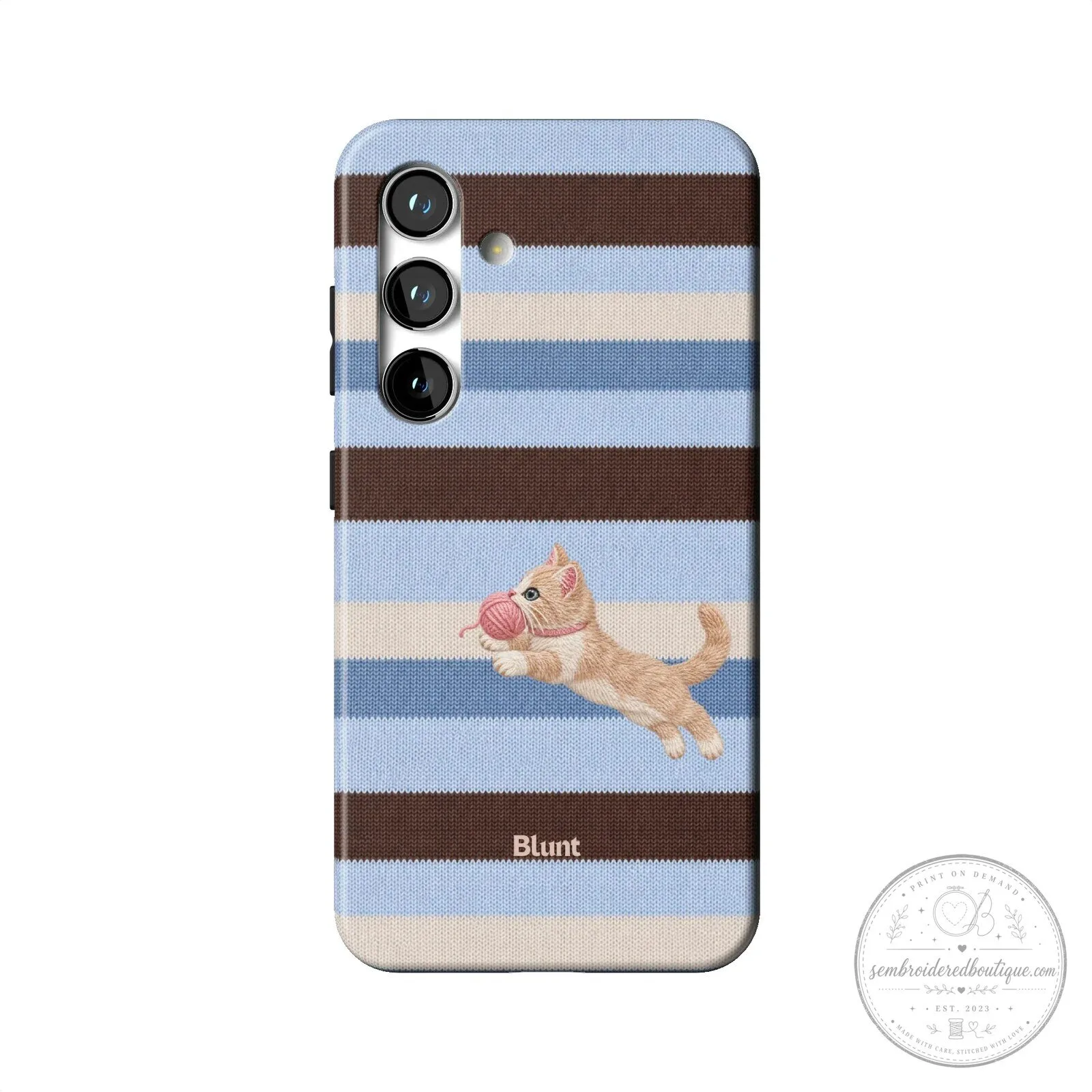 Cute Kitten Playing with Yarn Ball Knitted Pattern Samsung Phone Case 25 Cute Kitten Playing with Yarn Ball Knitted Pattern Samsung Phone Case