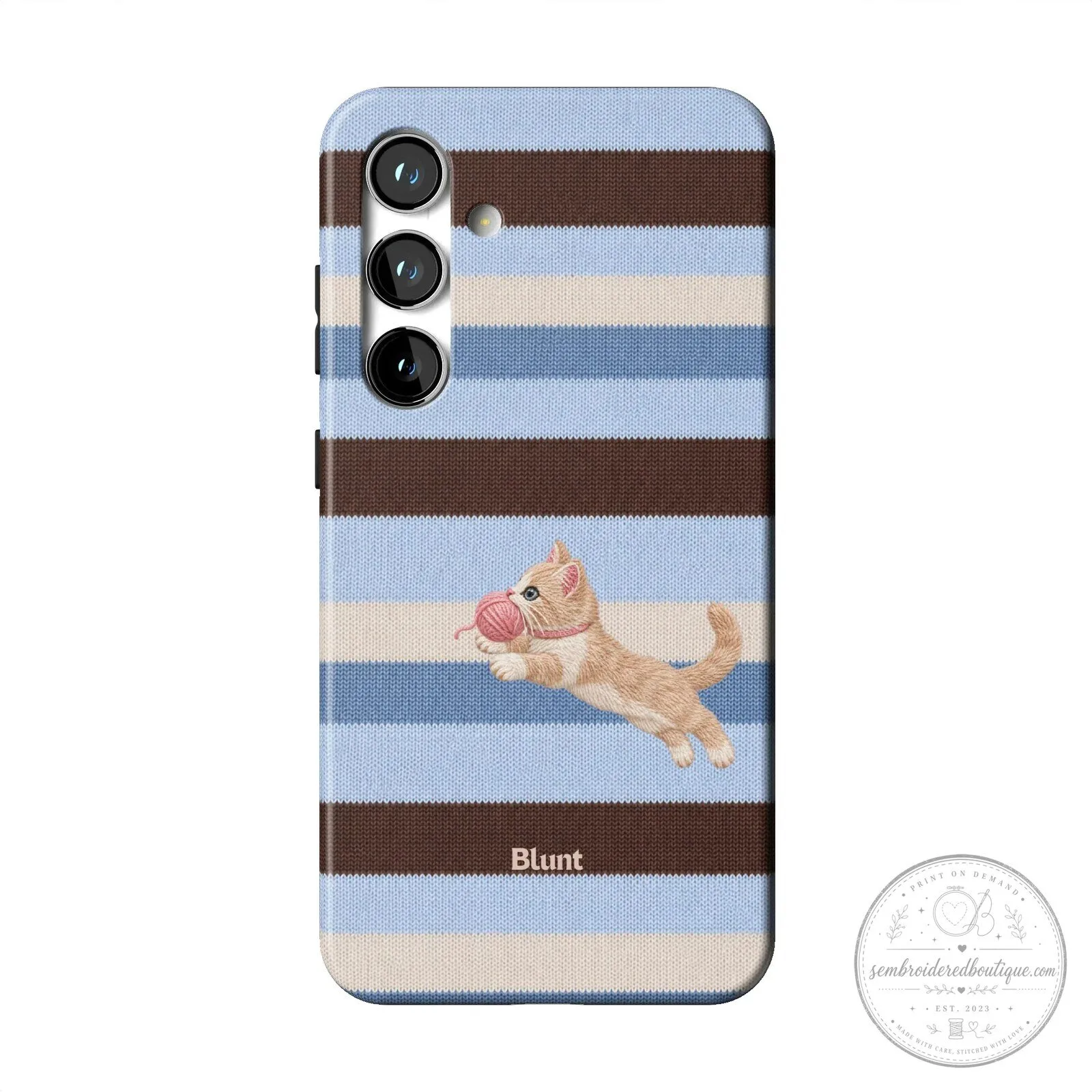 Cute Kitten Playing with Yarn Ball Knitted Pattern Samsung Phone Case 26 Cute Kitten Playing with Yarn Ball Knitted Pattern Samsung Phone Case