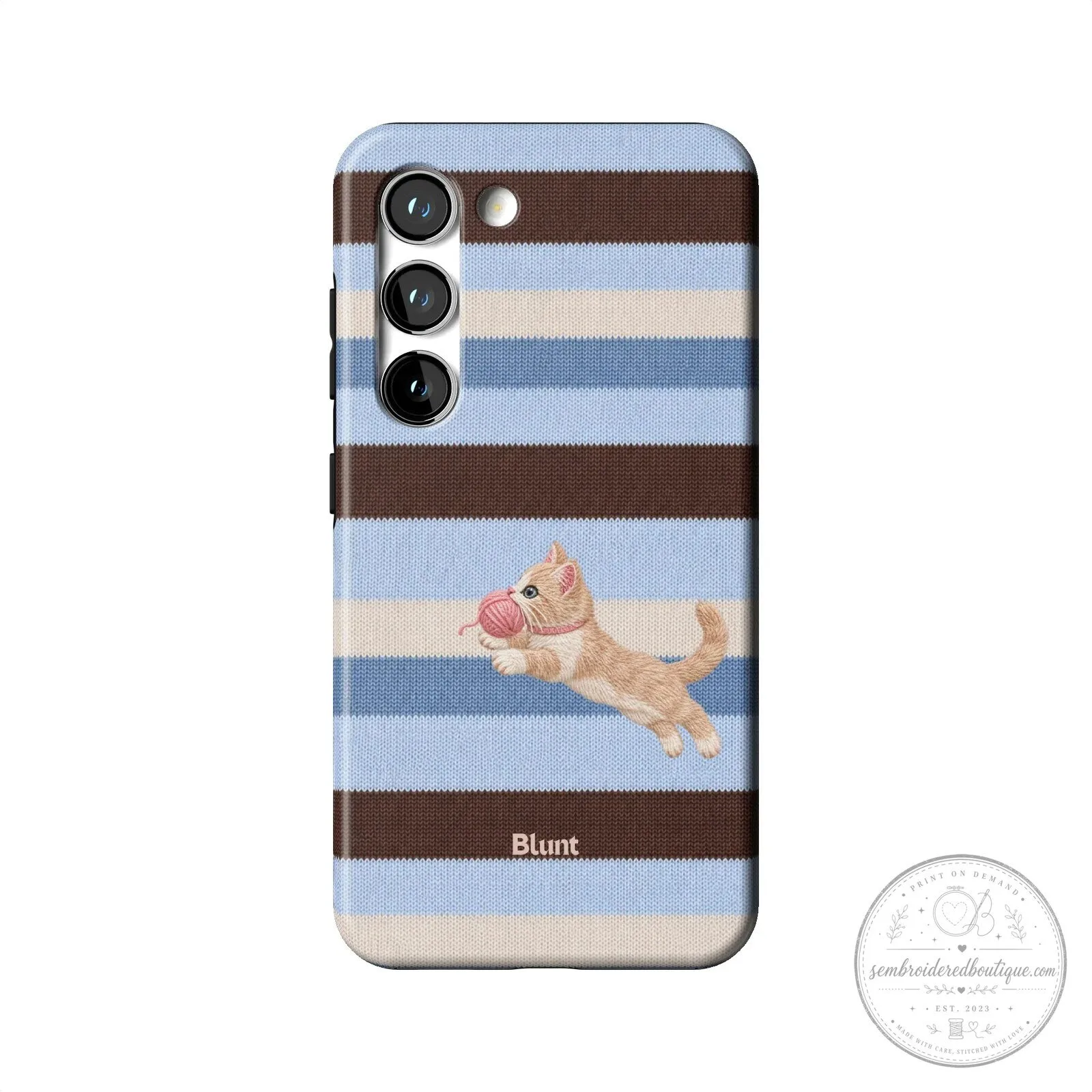Cute Kitten Playing with Yarn Ball Knitted Pattern Samsung Phone Case 28 Cute Kitten Playing with Yarn Ball Knitted Pattern Samsung Phone Case