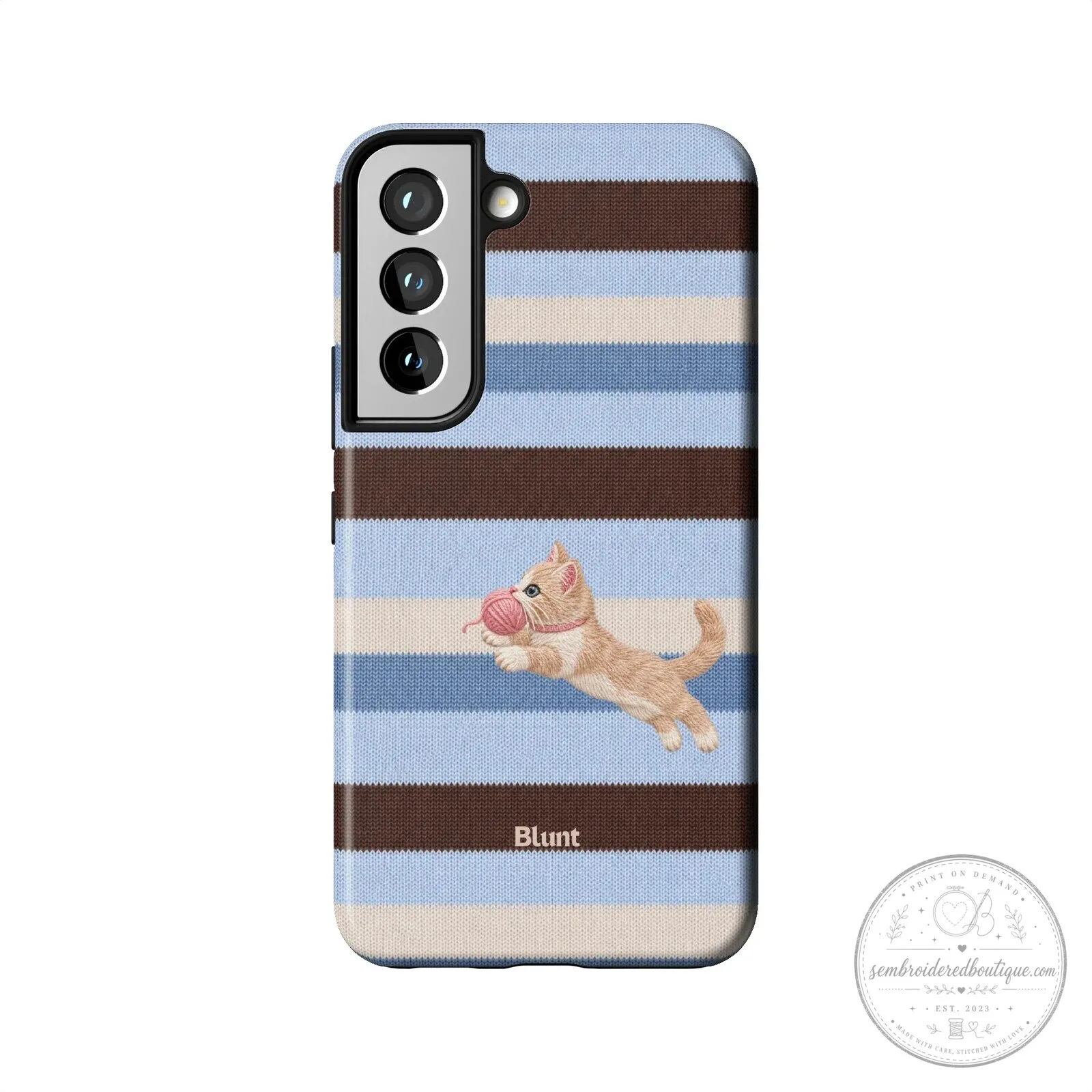 Cute Kitten Playing with Yarn Ball Knitted Pattern Samsung Phone Case 31 Cute Kitten Playing with Yarn Ball Knitted Pattern Samsung Phone Case