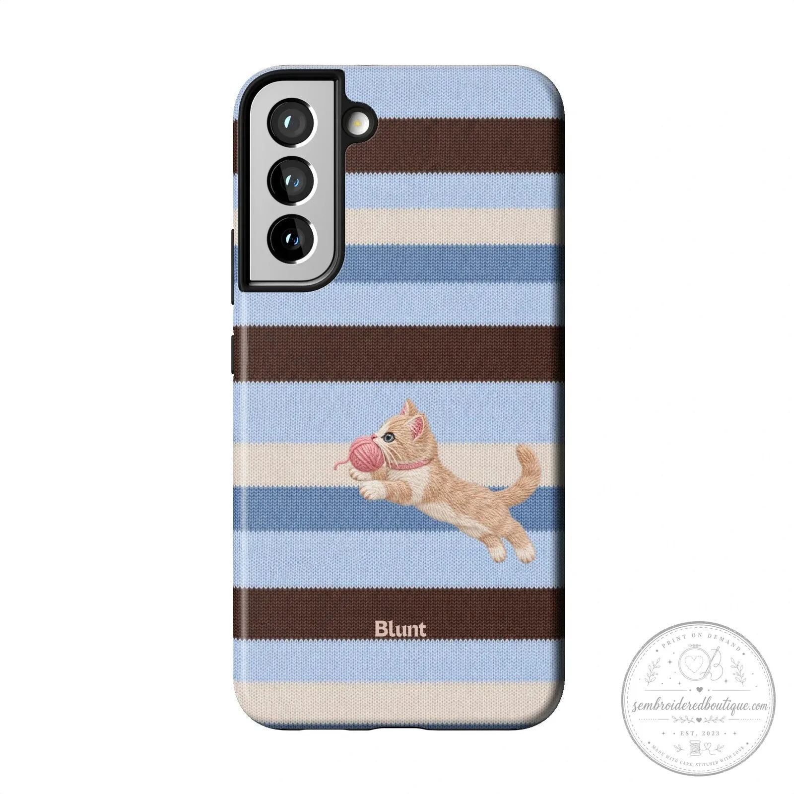 Cute Kitten Playing with Yarn Ball Knitted Pattern Samsung Phone Case 32 Cute Kitten Playing with Yarn Ball Knitted Pattern Samsung Phone Case