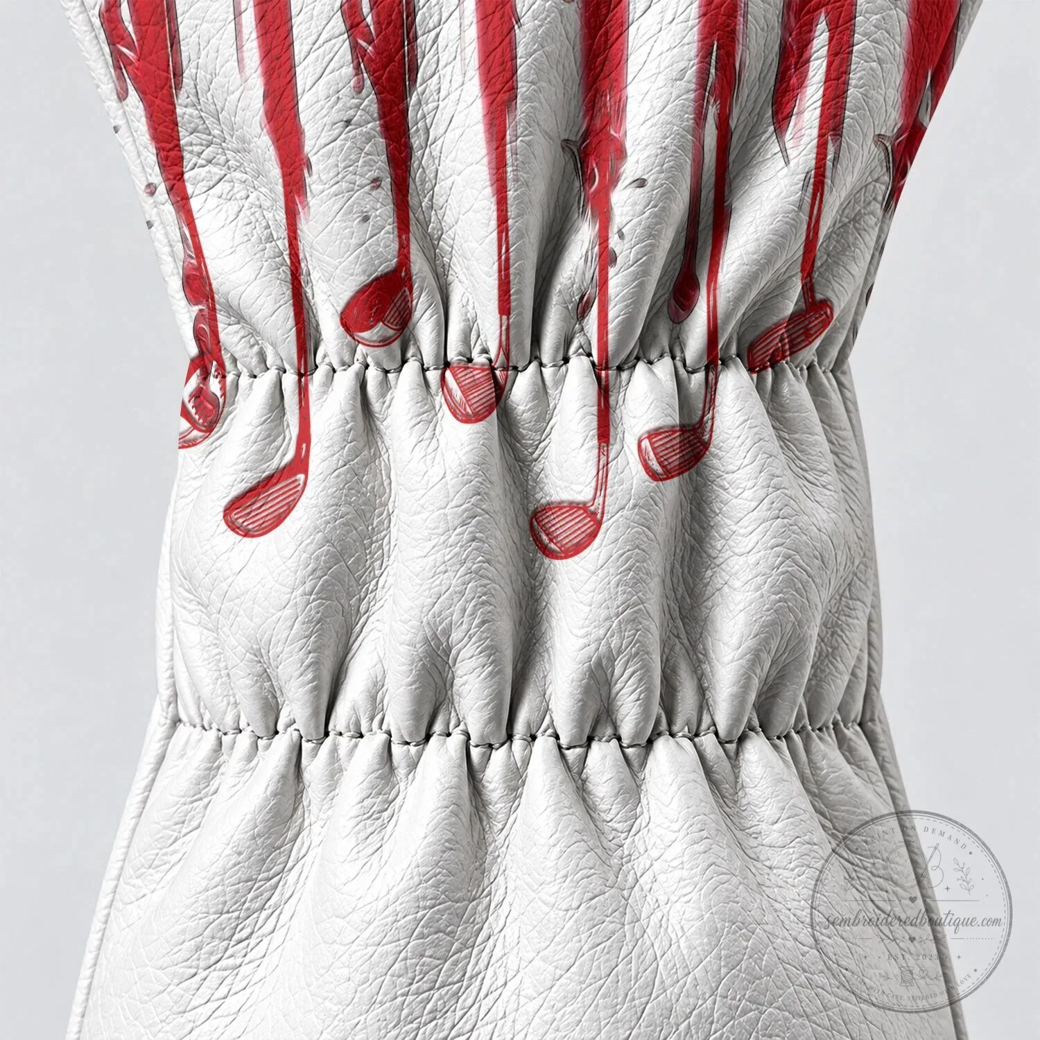 American Flag Dripping Paint Golf Club Head Cover Patriotic USA Golf Accessory 16 American Flag Dripping Paint Golf Club Head Cover Patriotic USA Golf Accessory