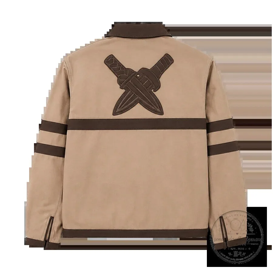 Revenge Embroidered Dagger Workwear Jacket 1 Revenge Embroidered Dagger Workwear Jacket