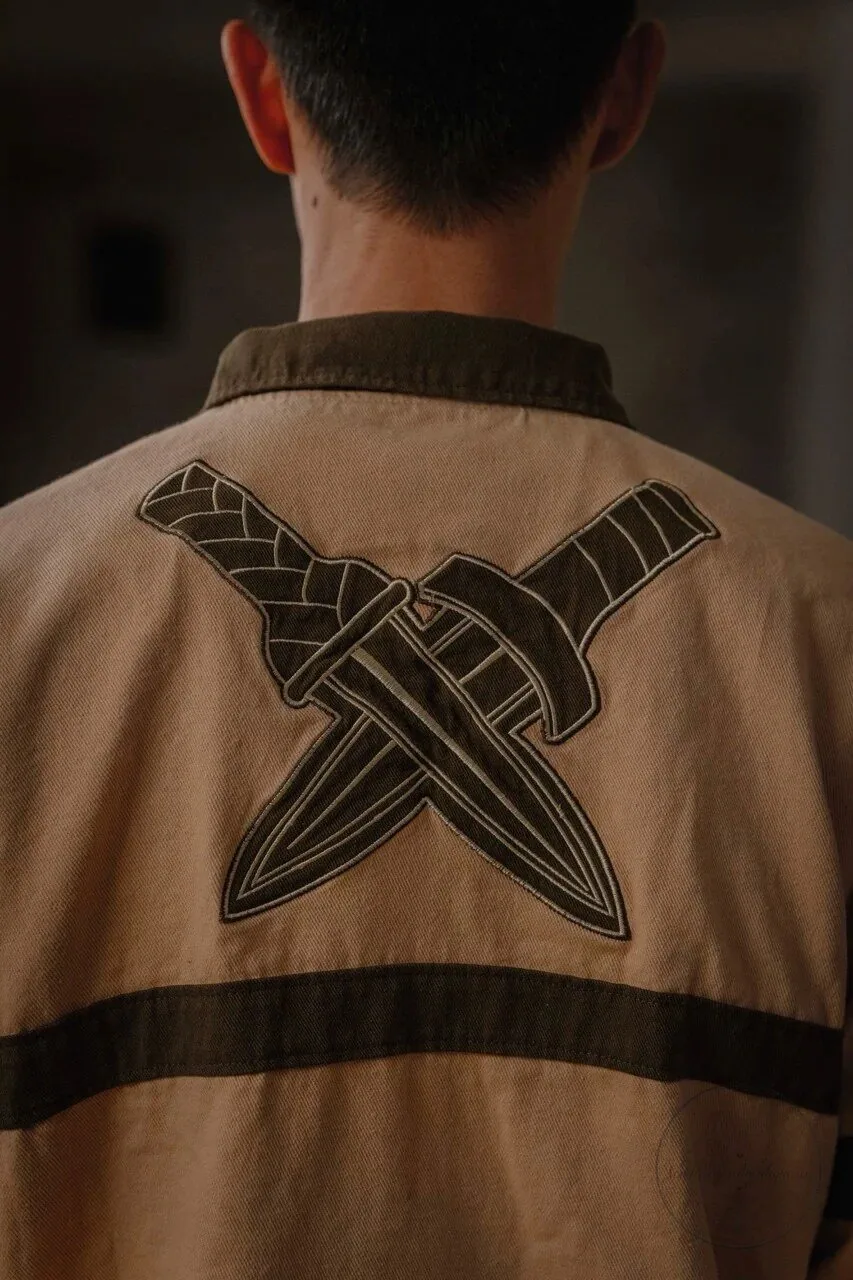 Revenge Embroidered Dagger Workwear Jacket 16 Revenge Embroidered Dagger Workwear Jacket