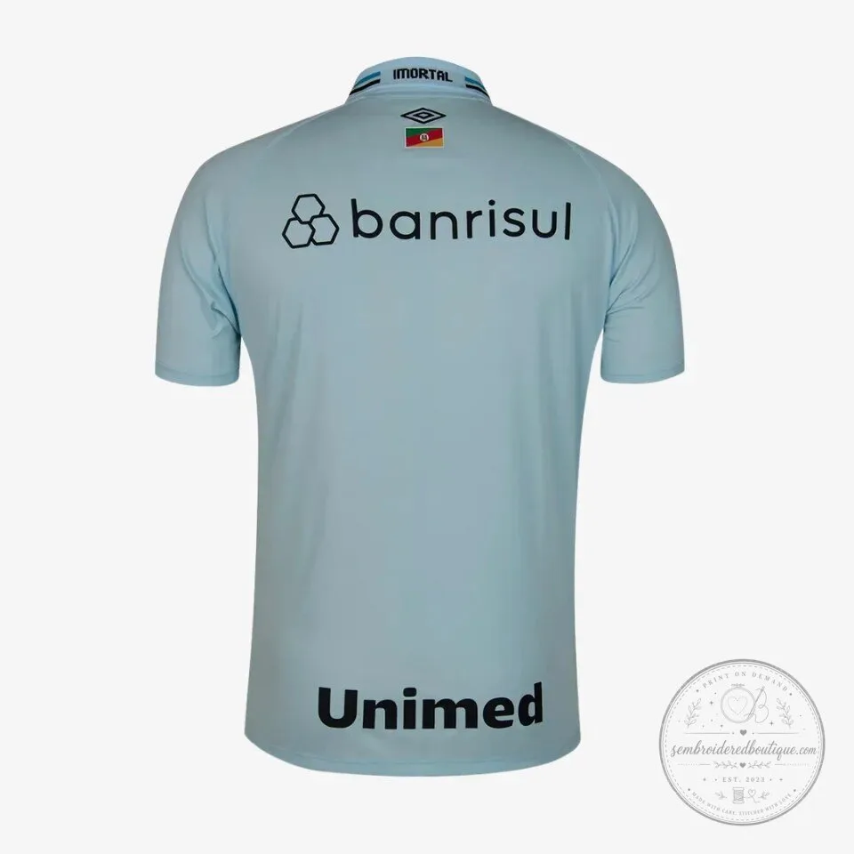 Grêmio Foot-Ball Porto Alegrense Light Blue Away Soccer Fan Jersey 9 Grêmio Foot-Ball Porto Alegrense Light Blue Away Soccer Fan Jersey