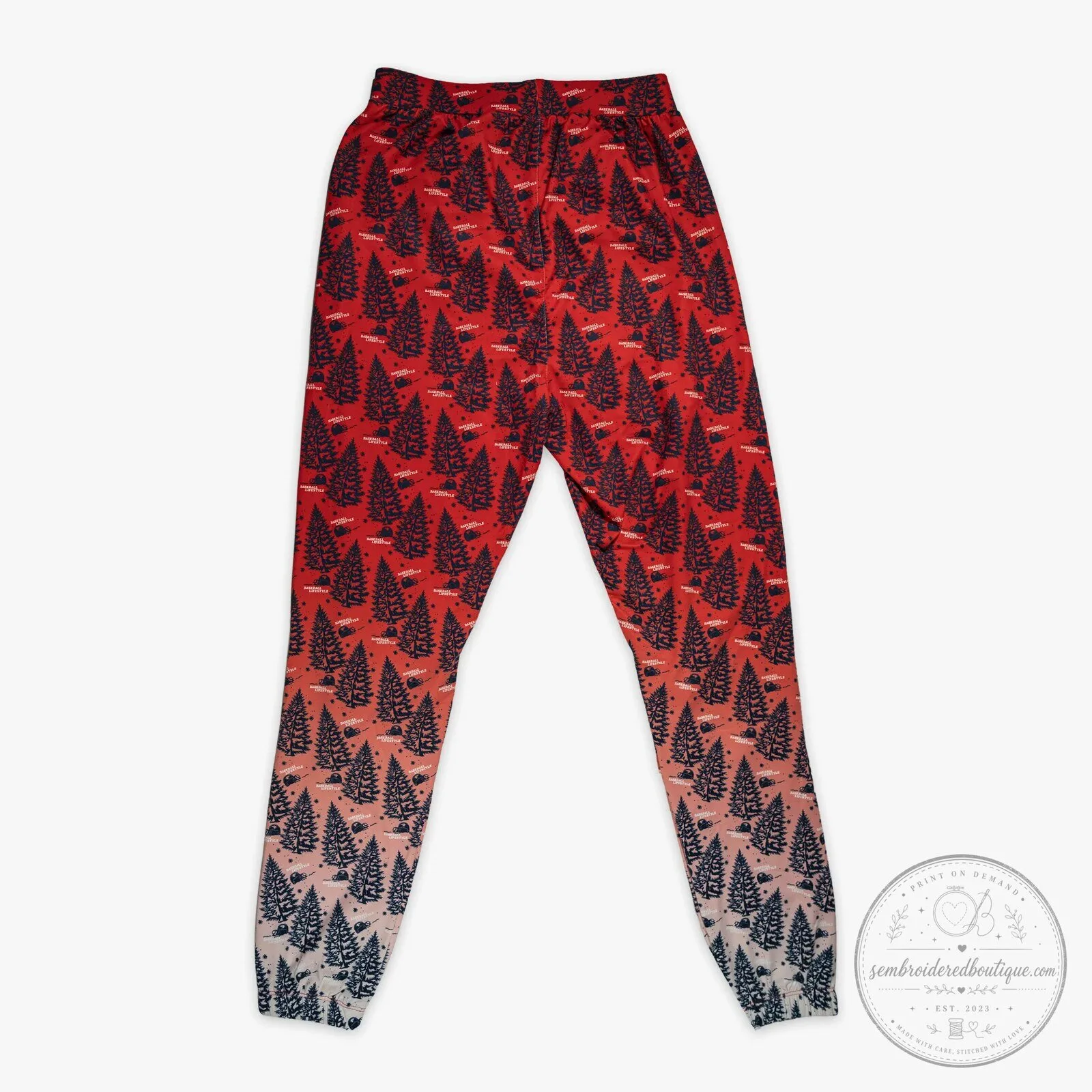 Christmas Holiday Red Pine Tree Pattern Winter Season Pajama Pants 12 Christmas Holiday Red Pine Tree Pattern Winter Season Pajama Pants