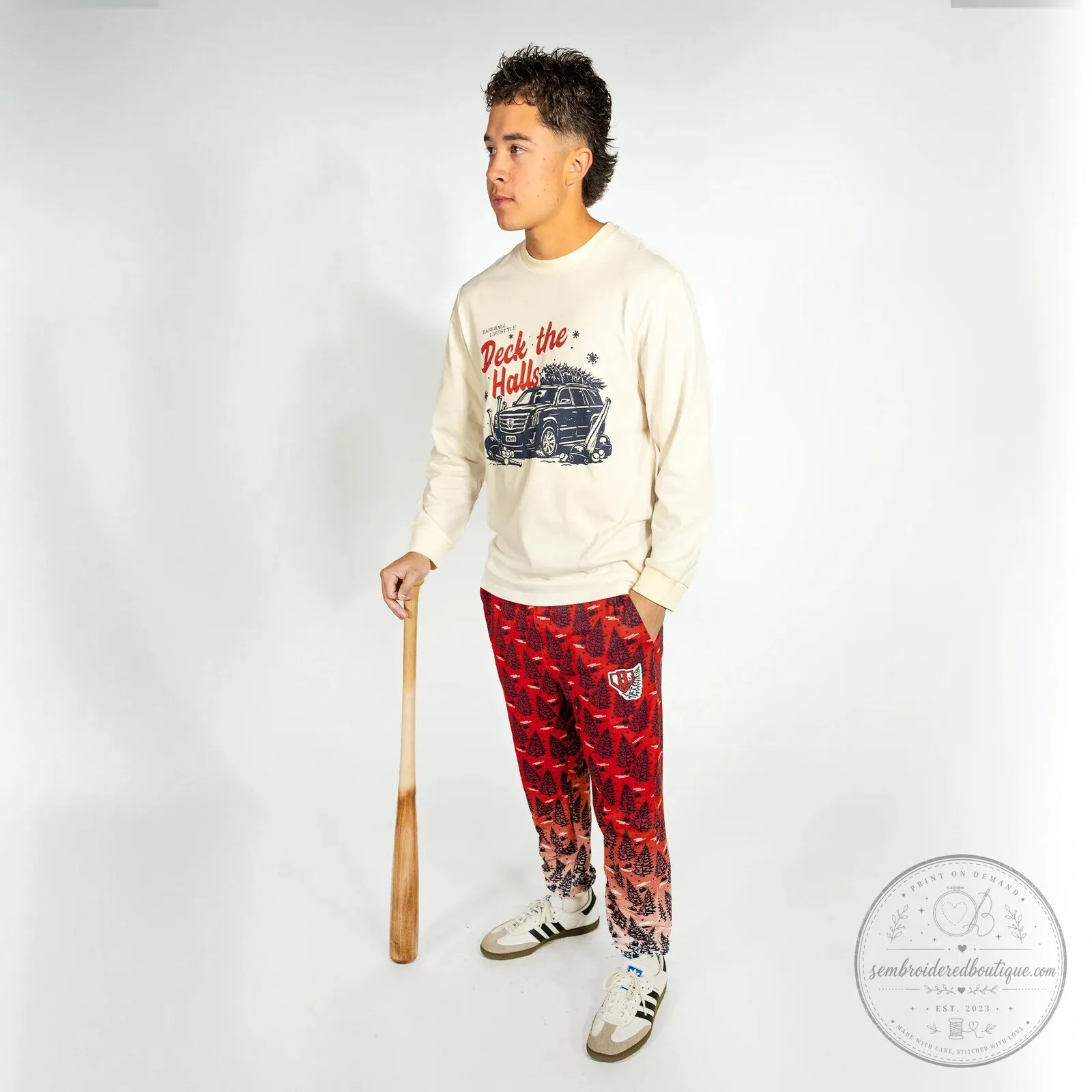 Christmas Holiday Red Pine Tree Pattern Winter Season Pajama Pants 15 Christmas Holiday Red Pine Tree Pattern Winter Season Pajama Pants