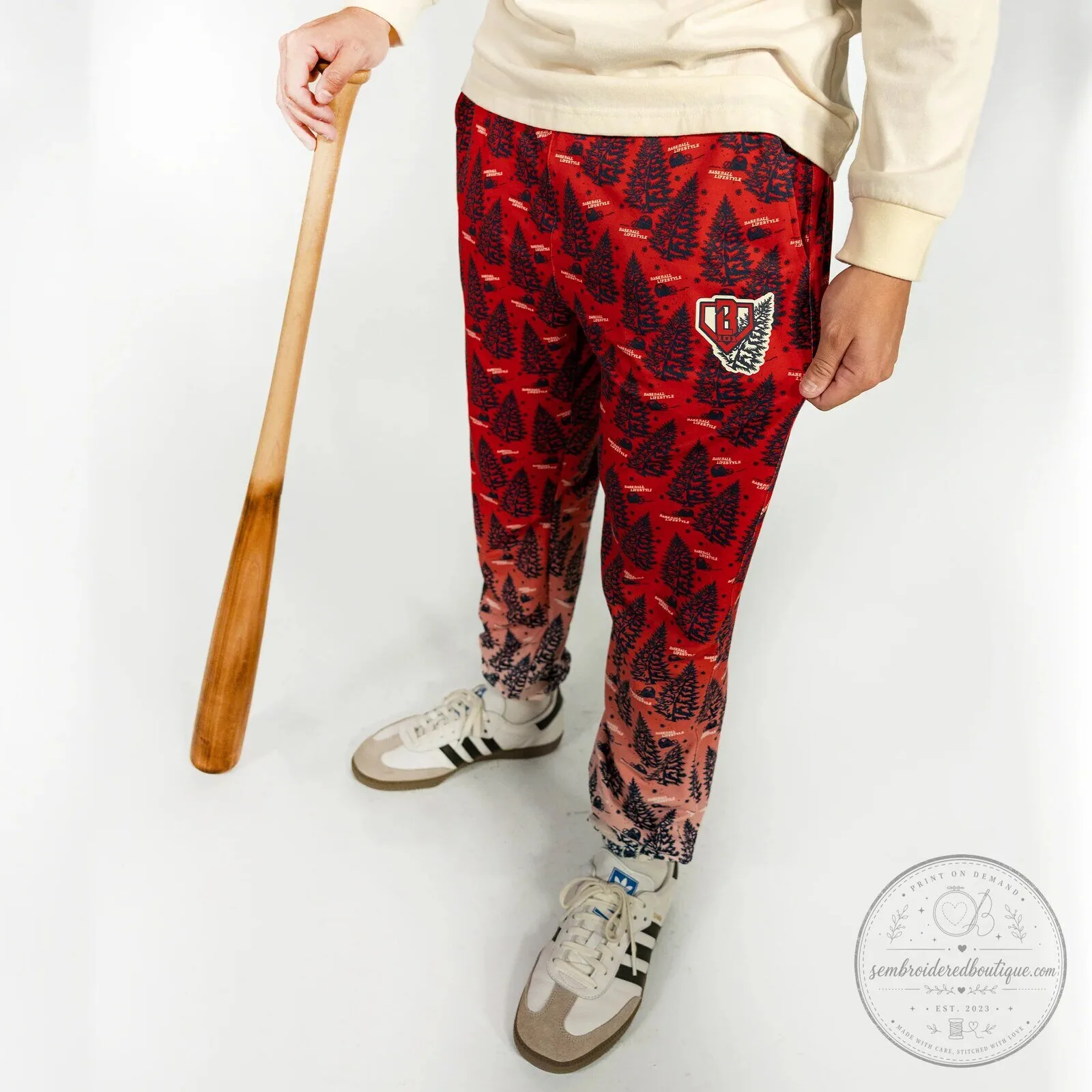 Christmas Holiday Red Pine Tree Pattern Winter Season Pajama Pants 16 Christmas Holiday Red Pine Tree Pattern Winter Season Pajama Pants