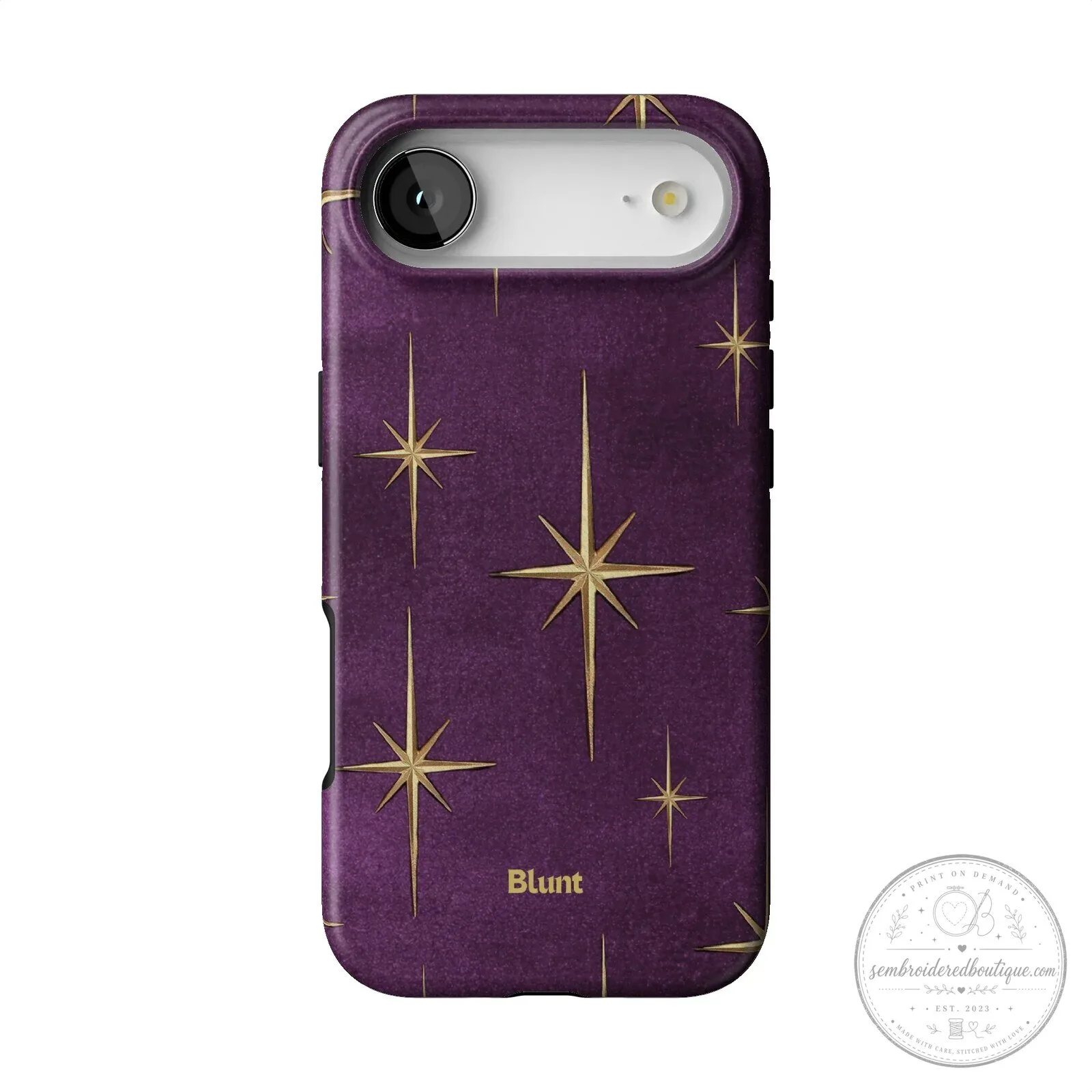 Purple Gold Starburst Pattern Protective Phone Case for iPhone 15 Pro Max 37 Purple Gold Starburst Pattern Protective Phone Case for iPhone 15 Pro Max