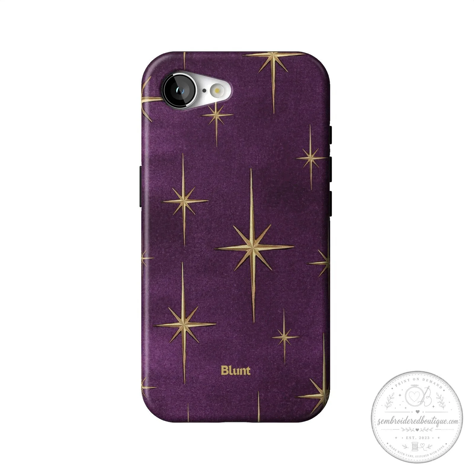 Purple Gold Starburst Pattern Protective Phone Case for iPhone 15 Pro Max 38 Purple Gold Starburst Pattern Protective Phone Case for iPhone 15 Pro Max