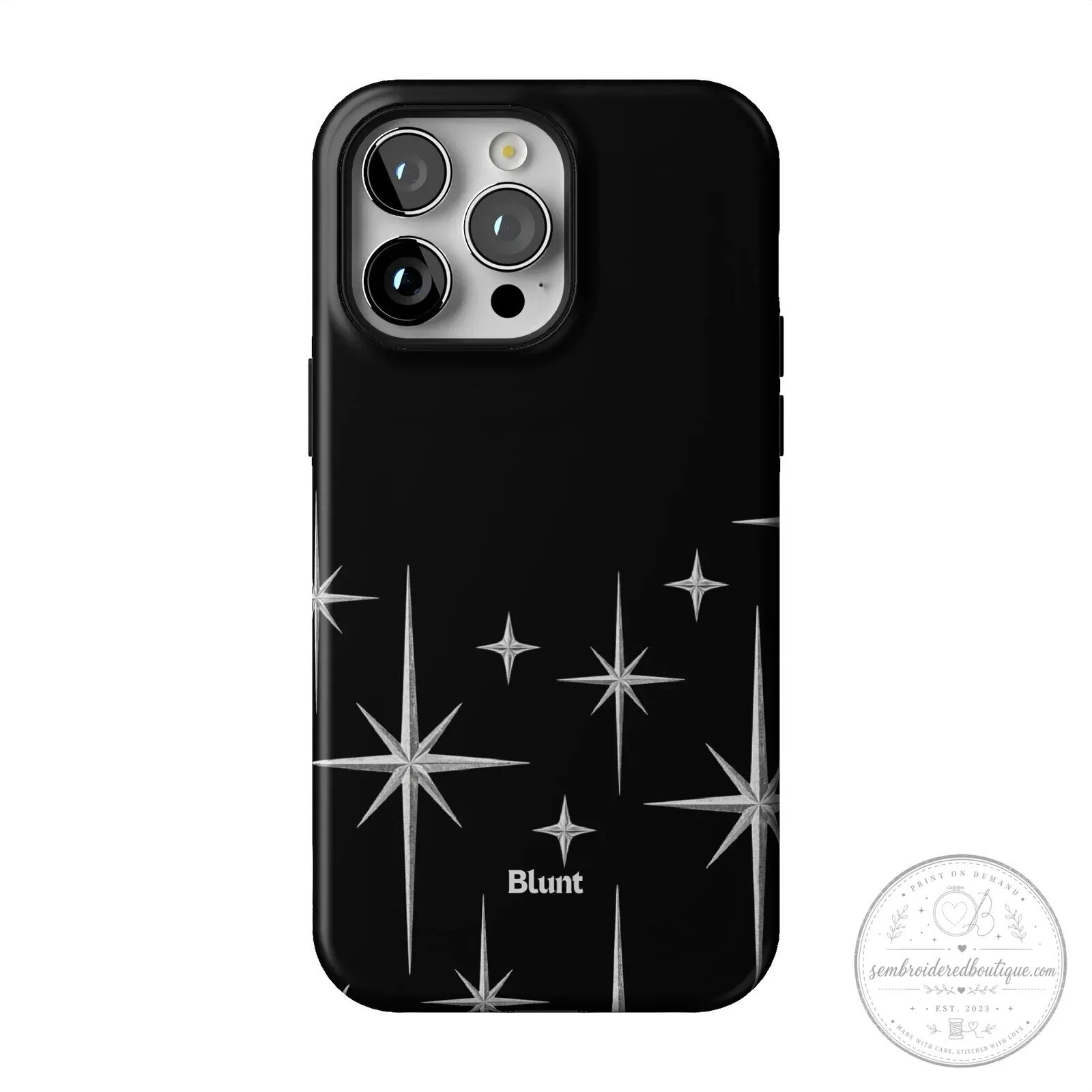 Sparkling Stars Black Blunt Brand iPhone Case for Apple Smartphone Protection 50 Sparkling Stars Black Blunt Brand iPhone Case for Apple Smartphone Protection
