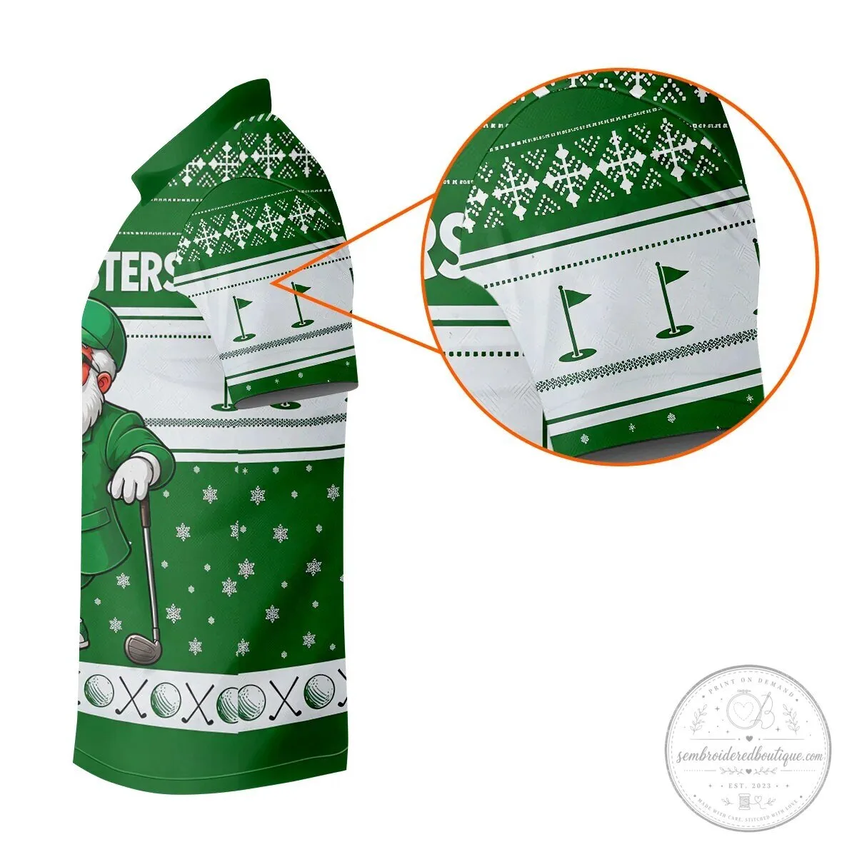 Golf Masters Green Jacket Santa Claus Christmas Sleeveless Polo Shirt 23 Golf Masters Green Jacket Santa Claus Christmas Sleeveless Polo Shirt