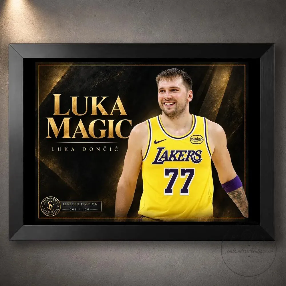 Luka Dončić Los Angeles Lakers Basketball Star Wall Art Decor 10 Luka Dončić Los Angeles Lakers Basketball Star Wall Art Decor