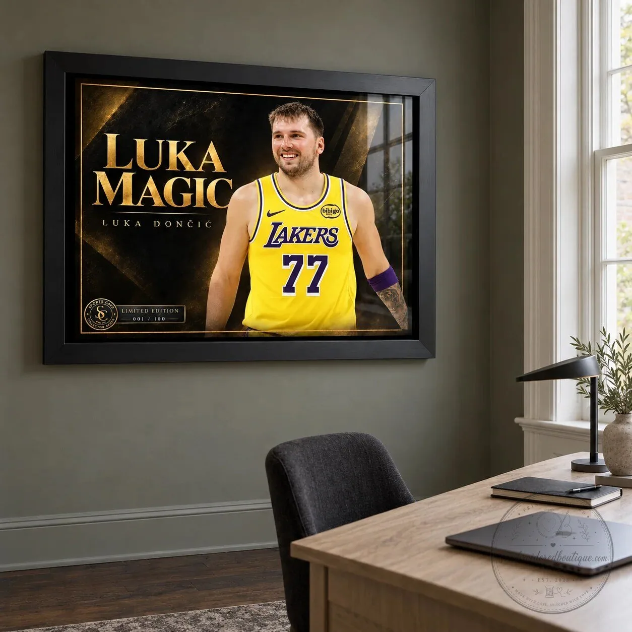 Luka Dončić Los Angeles Lakers Basketball Star Wall Art Decor 12 Luka Dončić Los Angeles Lakers Basketball Star Wall Art Decor