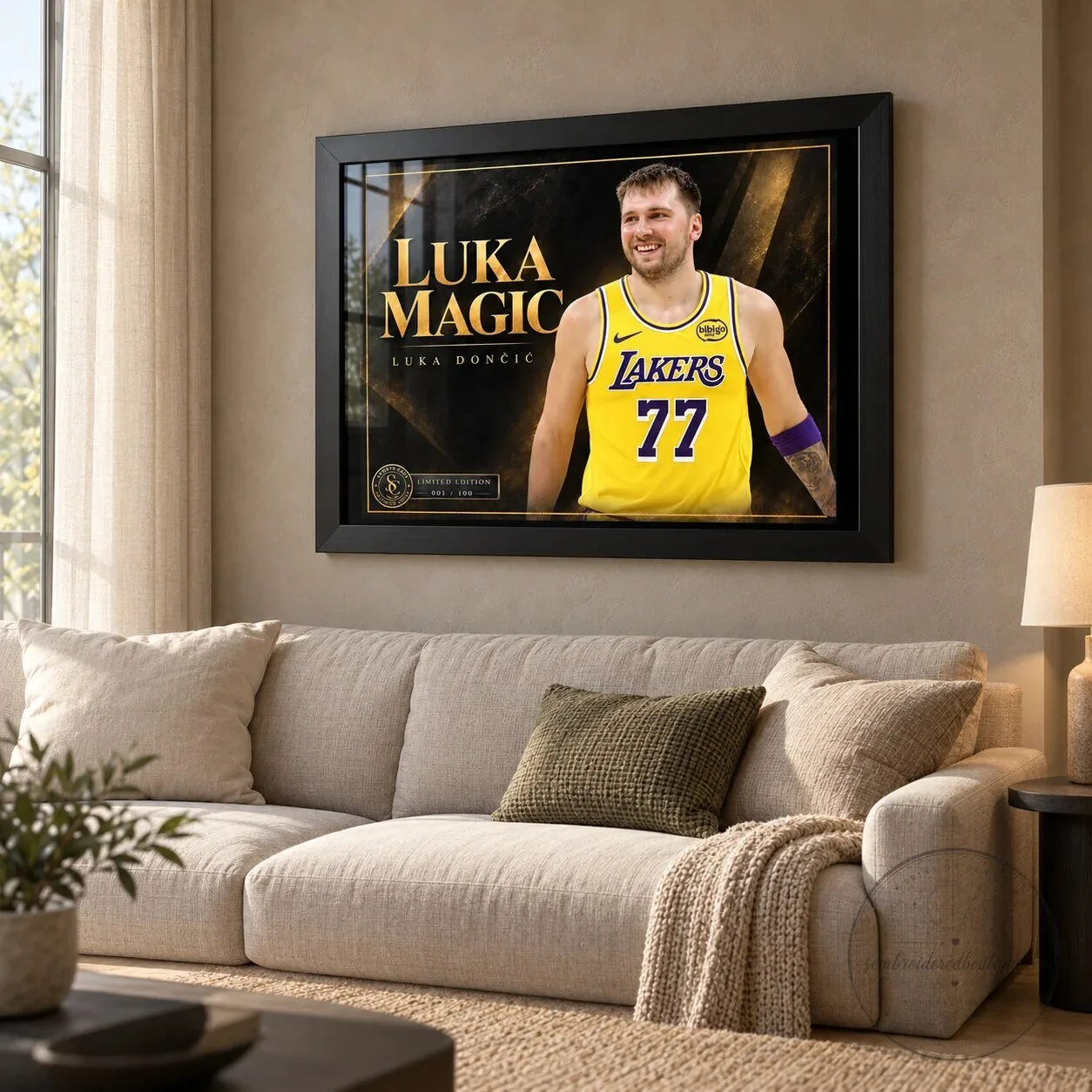 Luka Dončić Los Angeles Lakers Basketball Star Wall Art Decor 13 Luka Dončić Los Angeles Lakers Basketball Star Wall Art Decor