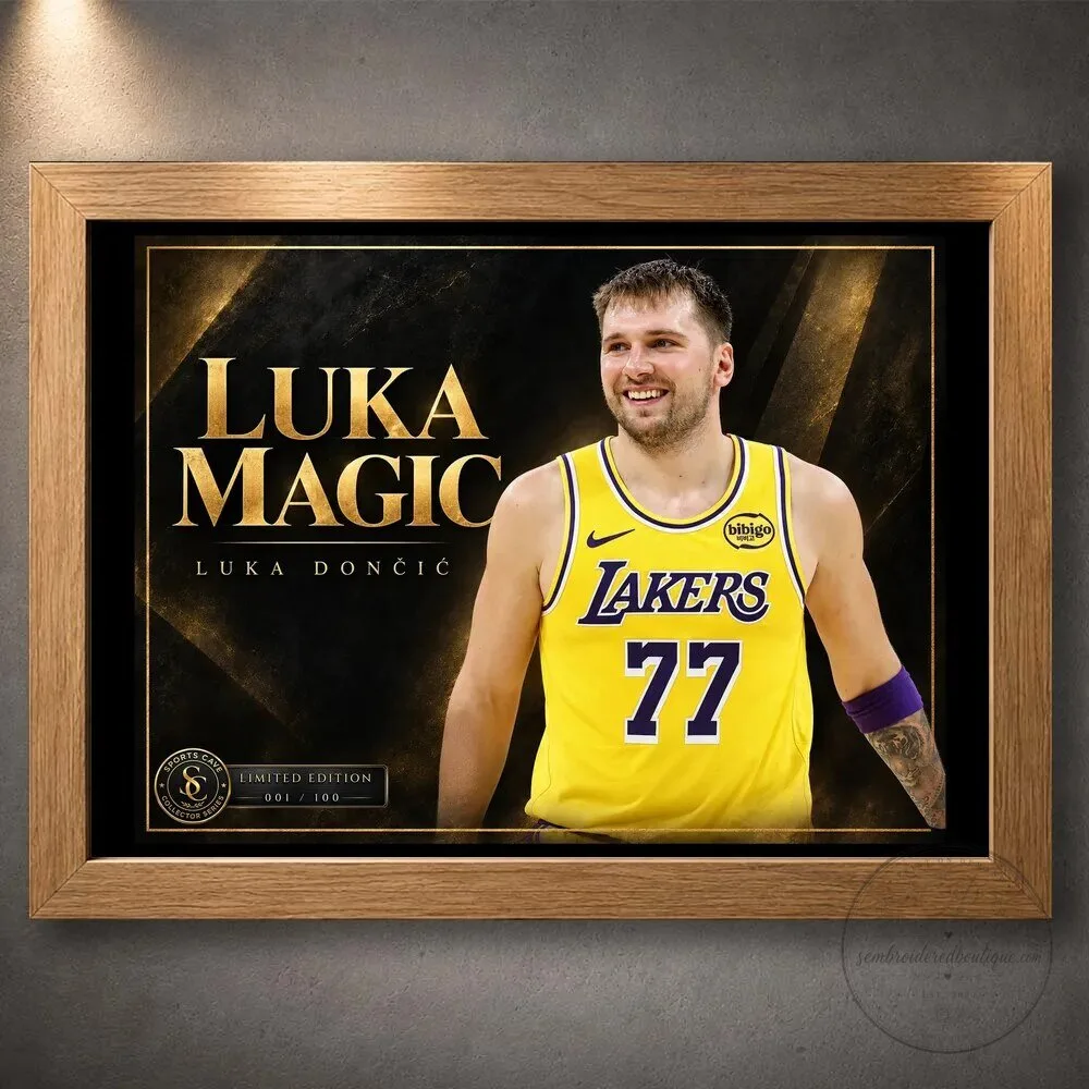 Luka Dončić Los Angeles Lakers Basketball Star Wall Art Decor 15 Luka Dončić Los Angeles Lakers Basketball Star Wall Art Decor